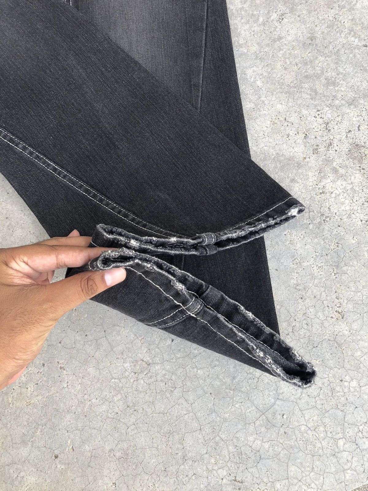 If Six Was Nine Japanese Nylaus Flared Jeans Distressed Navajo Size US 30 / EU 46 - 13 Thumbnail