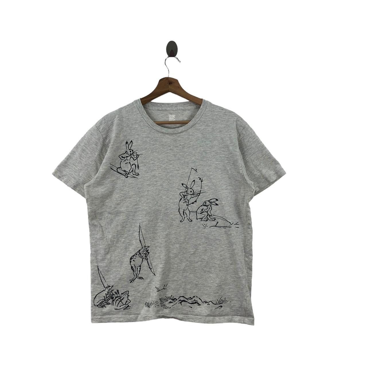 Other MAGIC RABBIT NATURE Frog Safari Painting Tee Shirt Top Size L / US 10 / IT 46 - 1 Thumbnail