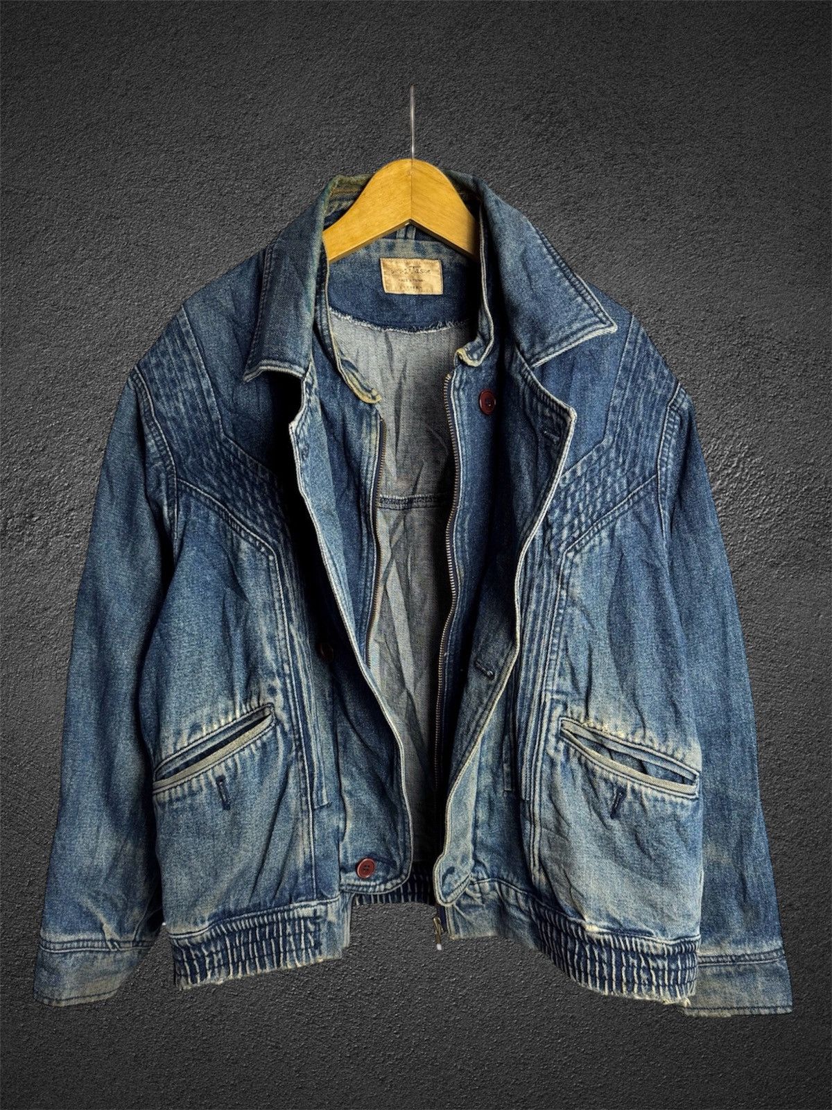 Hysteric Glamour × Japanese Brand × Le Grande Bleu (L.G.B.) Japanese Double Layers Jacket ifsix goa lgb style Size US M / EU 48-50 / 2 - 3 Thumbnail