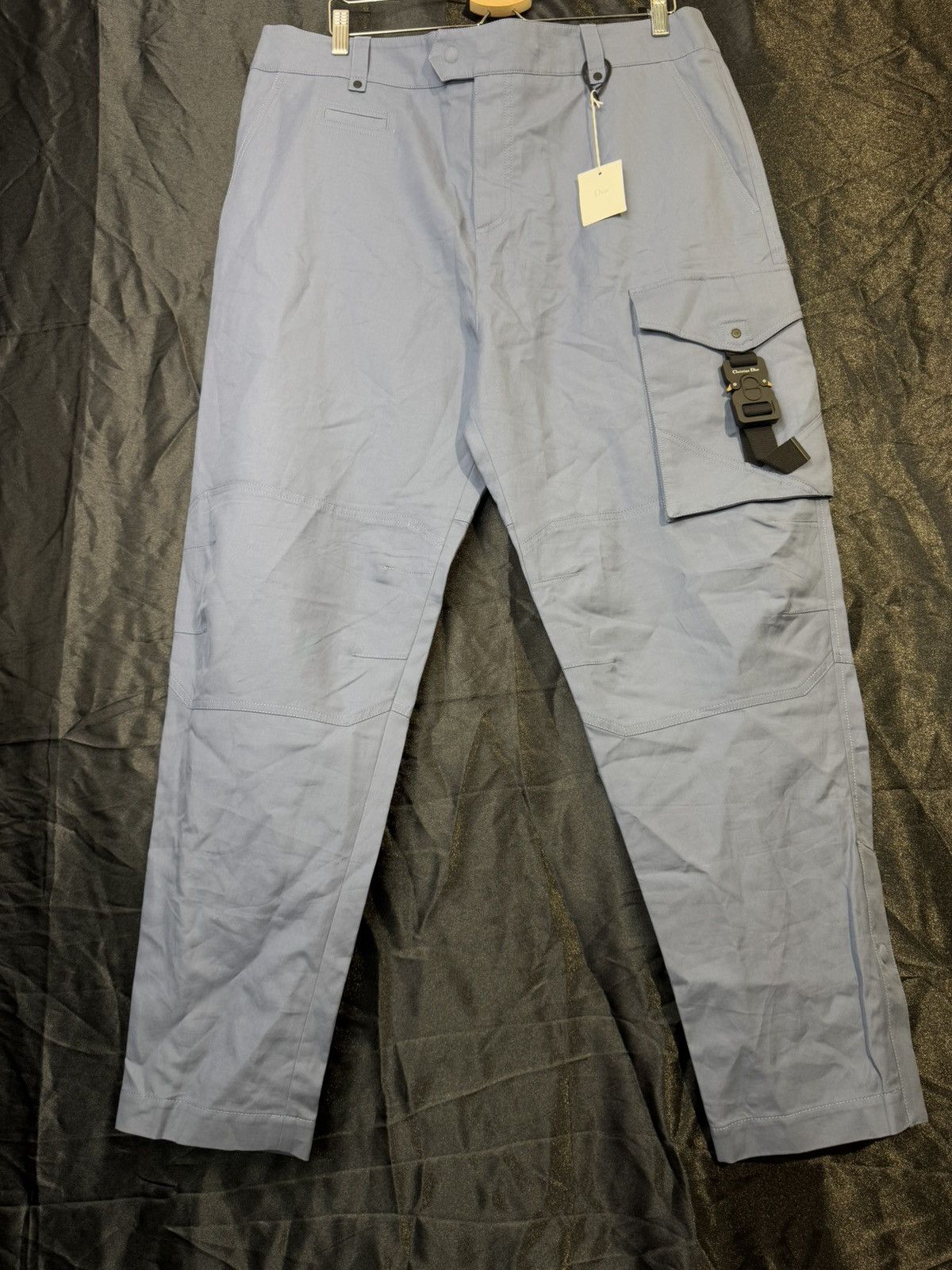 Dior dior buckle pants light blue Size US 38 / EU 54 - 2 Thumbnail