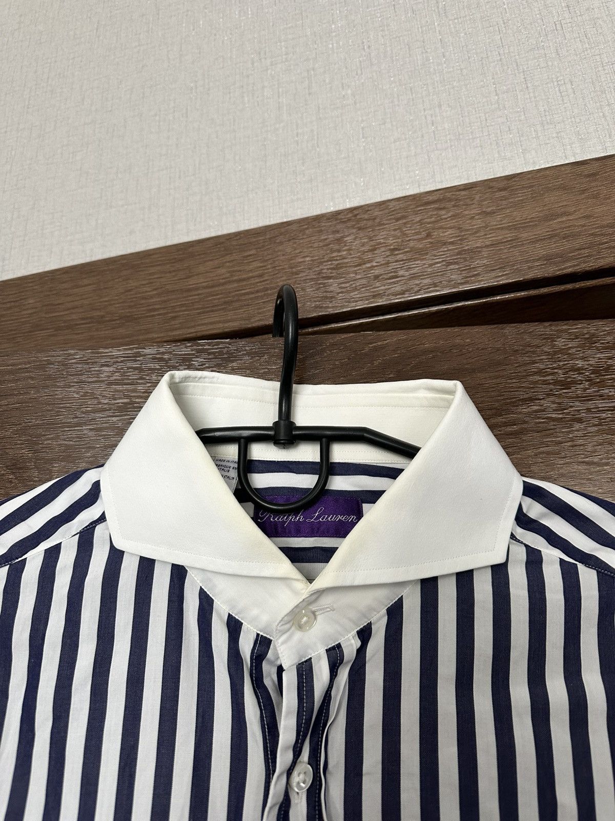 Ralph Lauren Purple Label Polo Ralph Lauren Purple Label Shirt Button Up L/S Striped Size US L / EU 52-54 / 3 - 9 Thumbnail