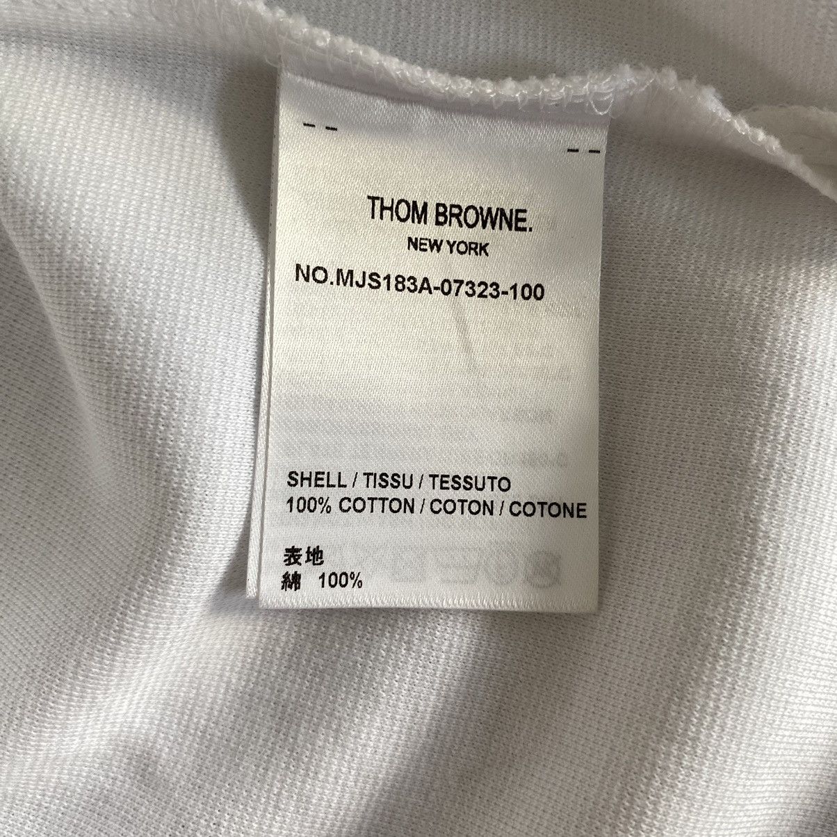 Thom Browne THOM BROWNE Pocket T Shirt WHITE Size US L / EU 52-54 / 3 - 10 Thumbnail