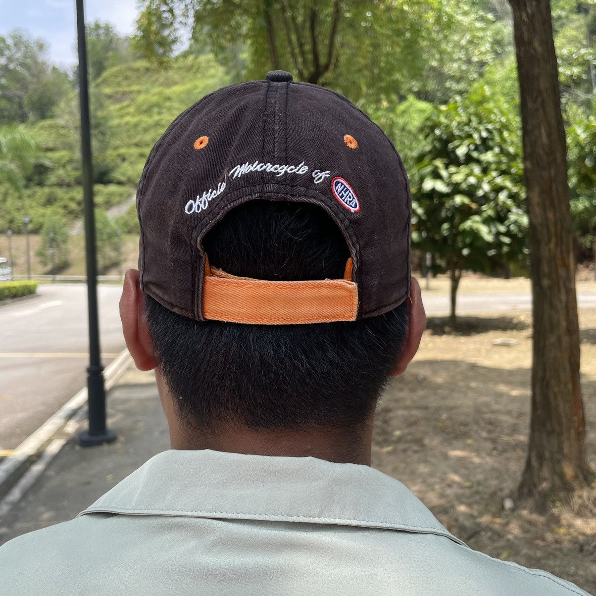 20471120 × Beauty Beast × Harley Davidson Vintage Y2K Harley Davidson Flame Hats Size ONE SIZE - 4 Thumbnail