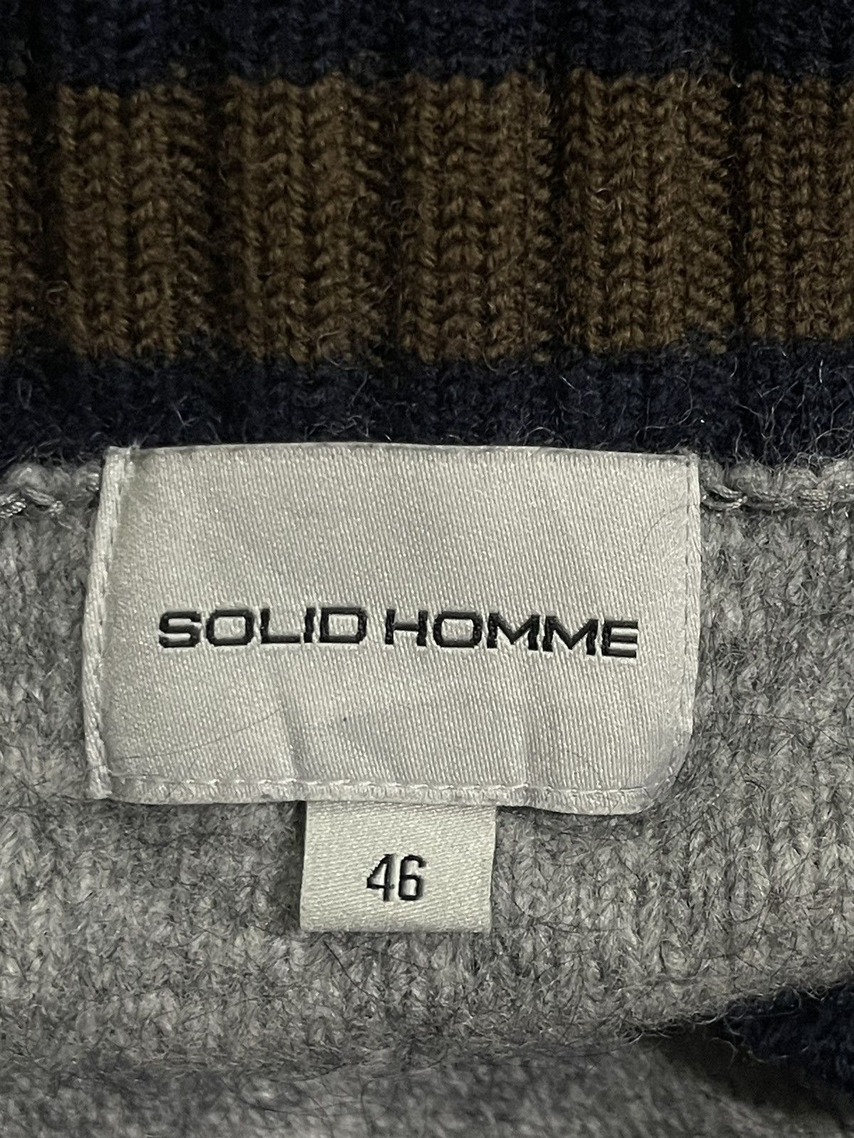 Solid Homme Solid Homme V Neck Knitwear Sweater Knitted Size US M / EU 48-50 / 2 - 4 Thumbnail