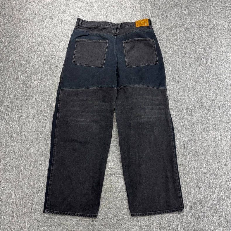 Louis Vuitton Louis Vuitton Worn Patchwork Jeans Size US 36 / EU 52 - 5 Thumbnail
