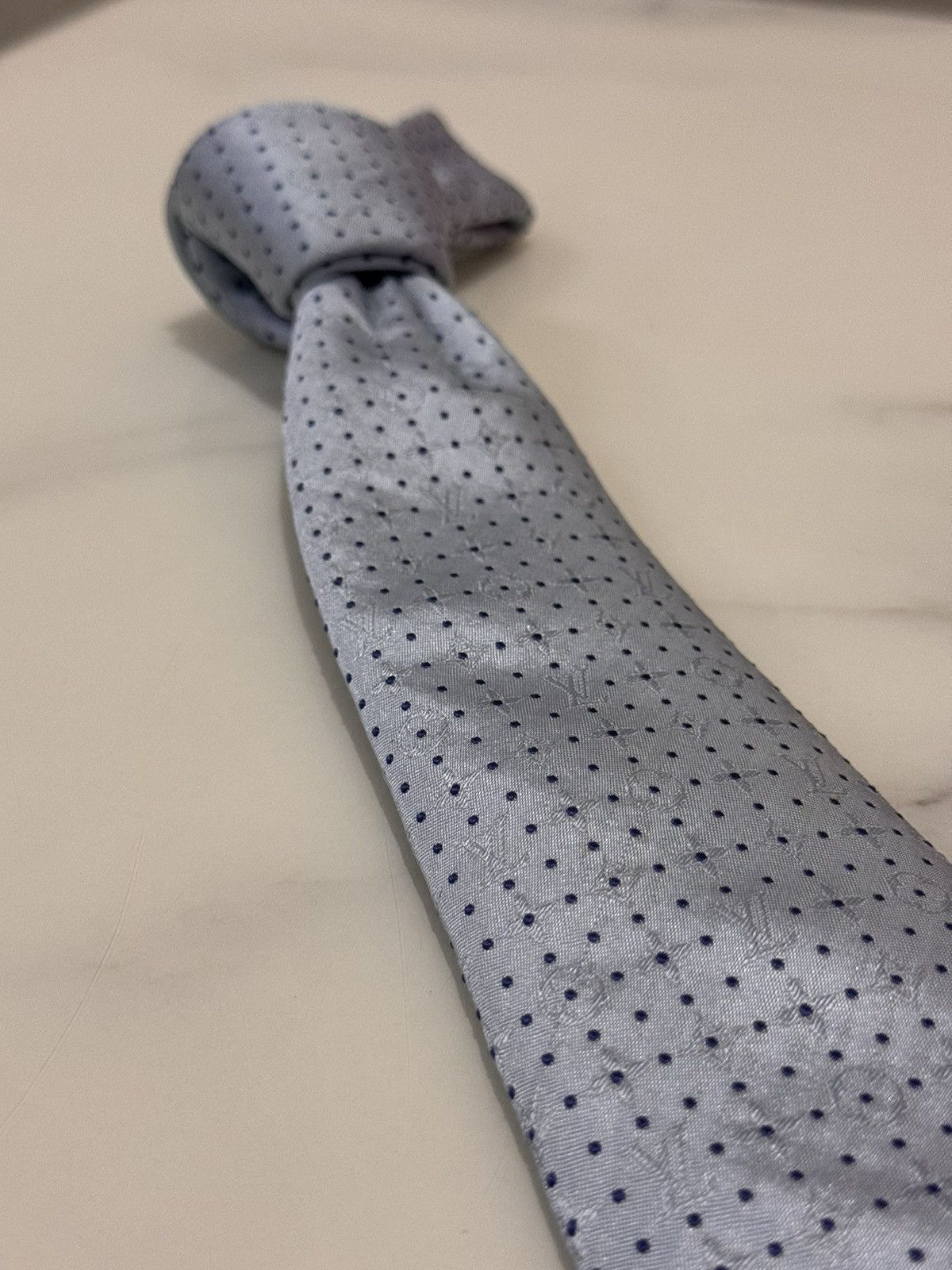 Louis Vuitton Louis Vuitton Neck Tie Spell Out Size ONE SIZE - 5 Thumbnail