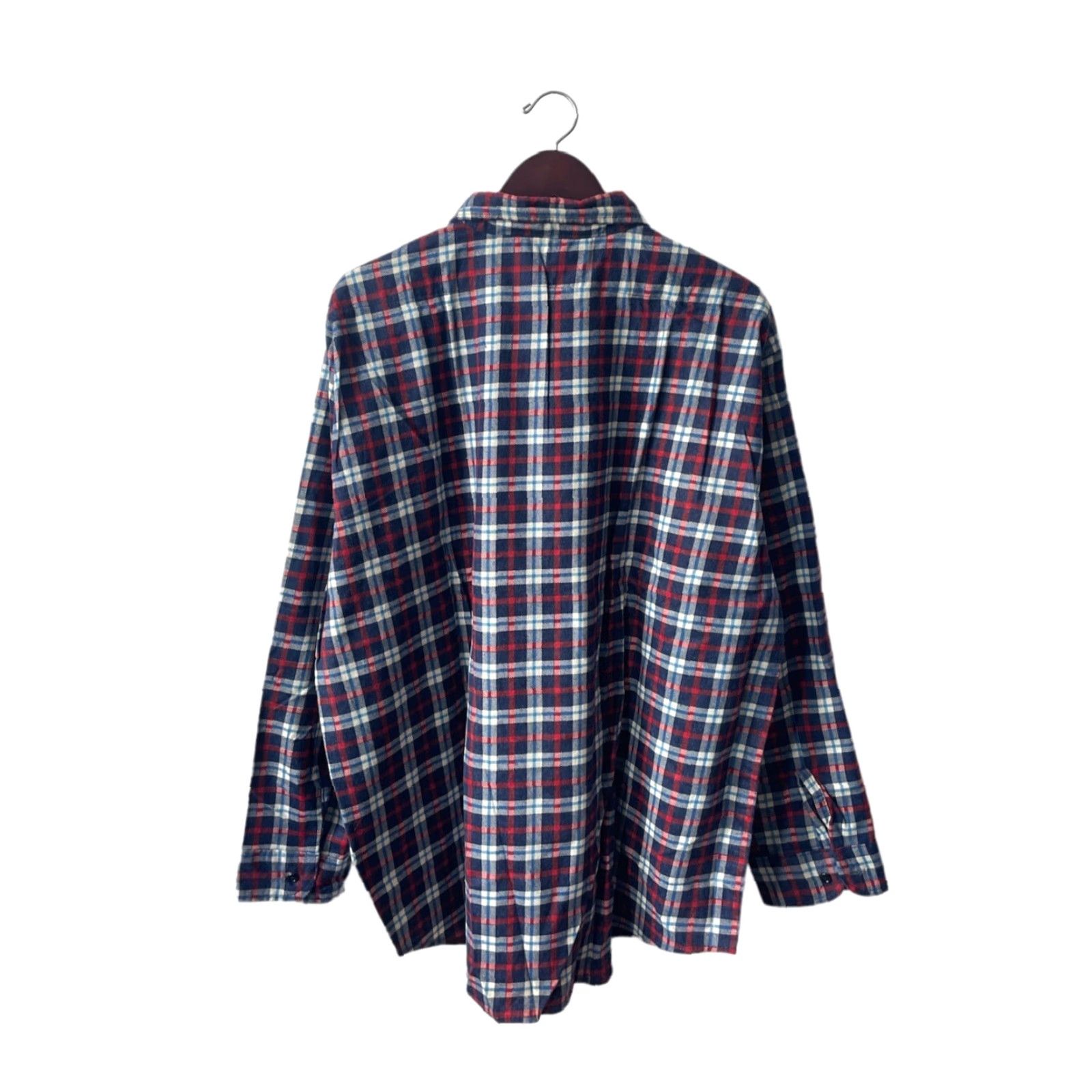 Vintage VINTAGE Five Brother Dakota Plaid Flannel Shirt Mens 3XL Blue USA Deadstock NWT Button-Up Long Sleeve Cotton 80s Size US XXL / EU 58 / 5 - 7 Thumbnail