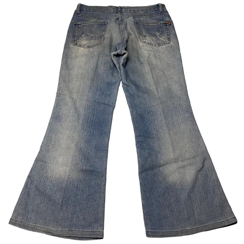 Vintage 2000's Fif Flared Seawash Baggy Jeans Size US 28 / EU 44 - 4 Thumbnail