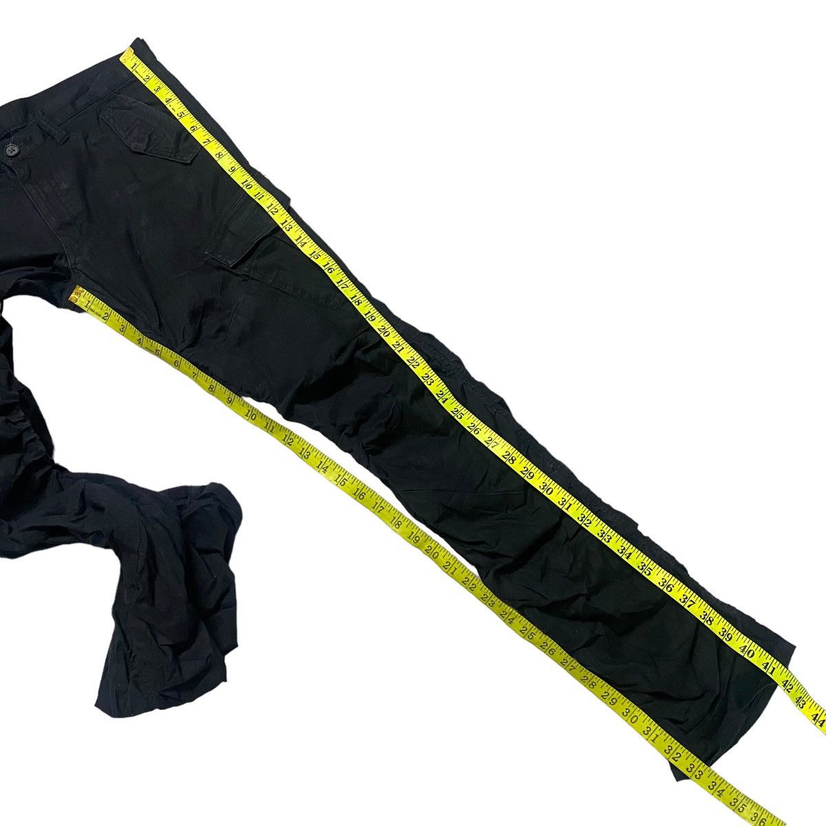 Tornado Mart Vintage Tornado Mart Stacked Cargo Flare Pants Size US 31 - 18 Thumbnail