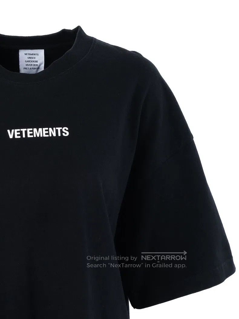 Vetements Vetements Extra Large Logo Printed T-Shirt Size US S / EU 44-46 / 1 - 4 Thumbnail