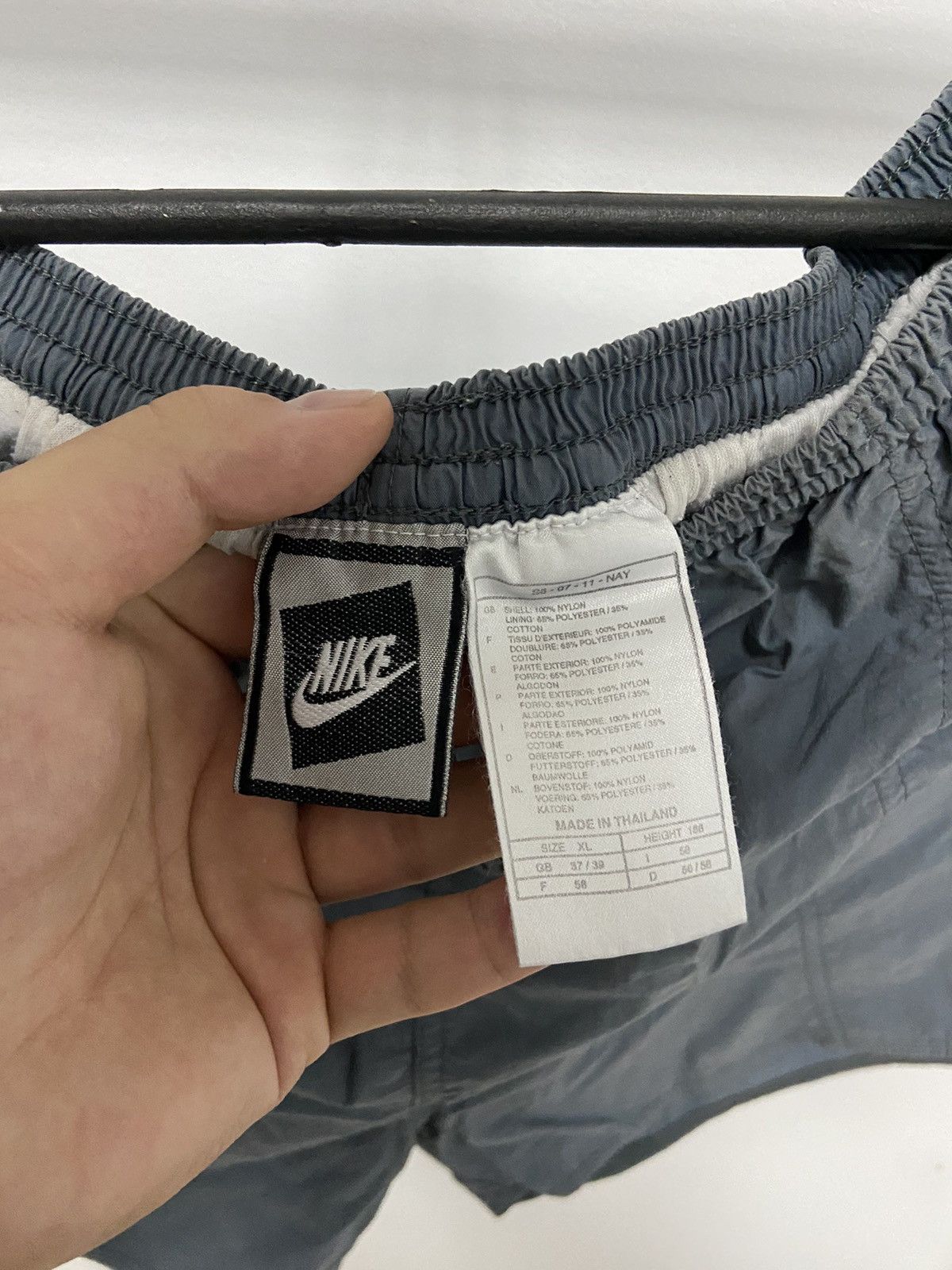 Other Nike Shorts Vintage Small Logo Style Y2K Nylon Stripe Size US 36 / EU 52 - 5 Thumbnail