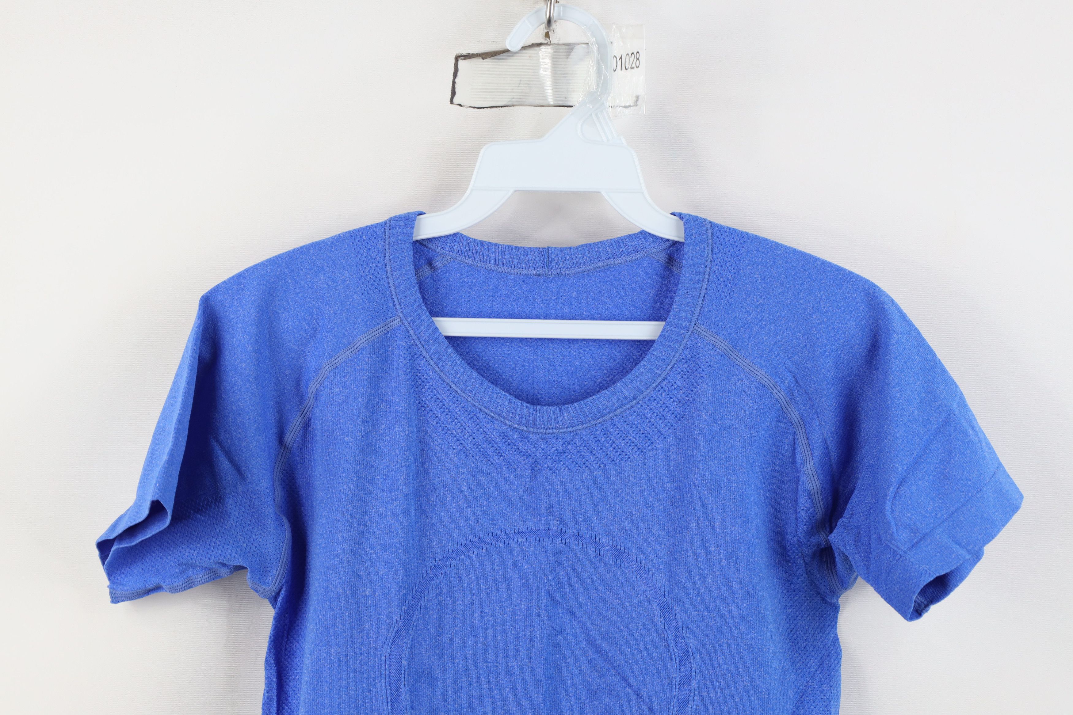 Lululemon Lululemon Tech Short Sleeve Training Gym T-Shirt Blue Knit Size M / US 6-8 / IT 42-44 - 2 Thumbnail