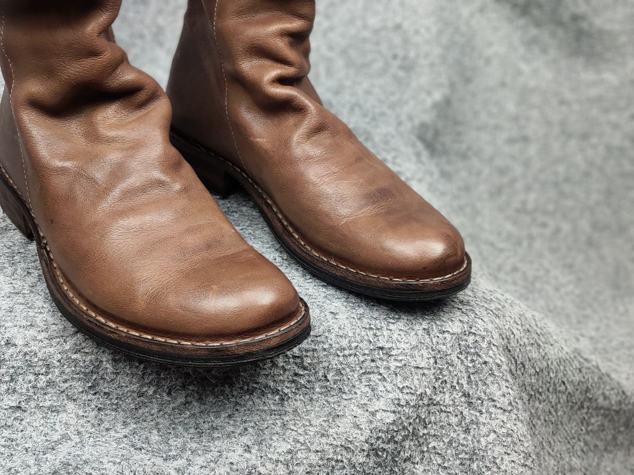 Fiorentini + Baker Fiorentini + Baker Design Ella Brown Leather Ankle Zip Boots Size US 5 / IT 35 - 16 Thumbnail