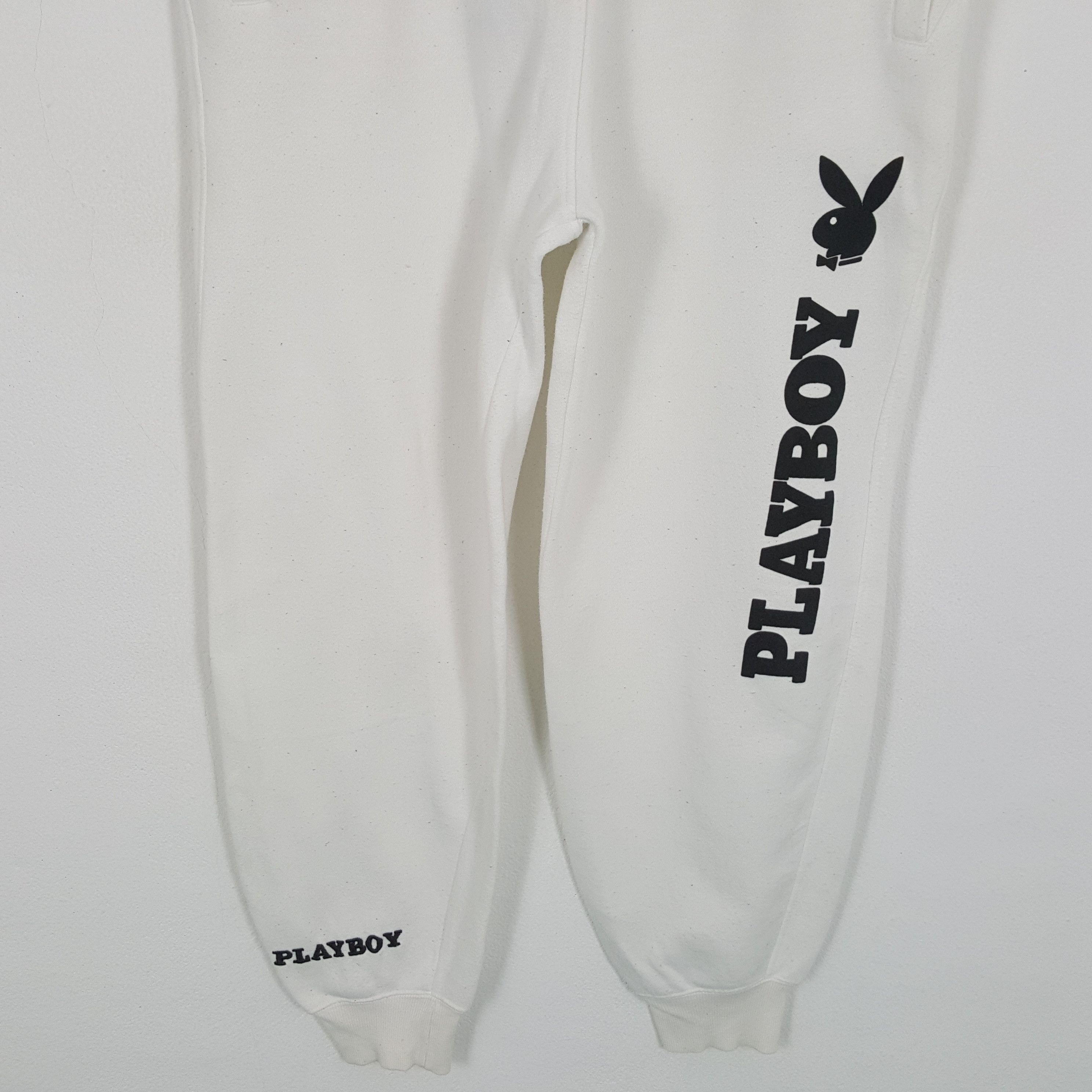 Playboy × Vintage PLAYBOY Logo Spellout Design Jogger Sweatpants Size US 34 / EU 50 - 3 Thumbnail