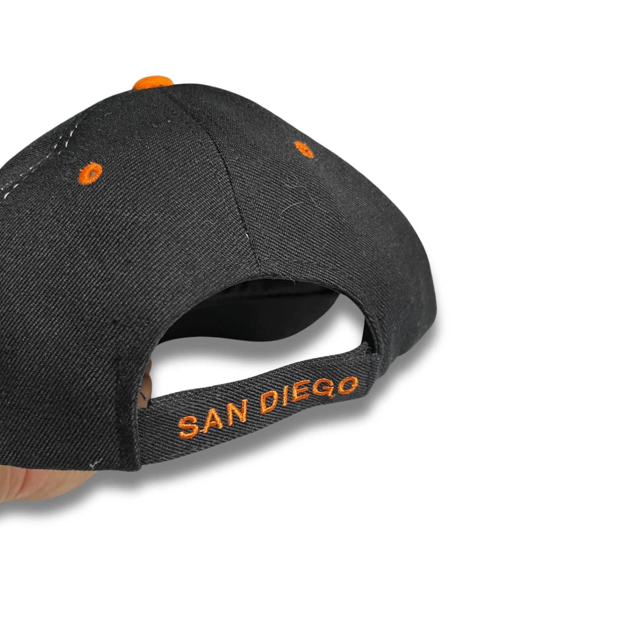 Other San Diego Black & Orange Baseball Cap Adjustable Snapback Em Size ONE SIZE - 3 Thumbnail