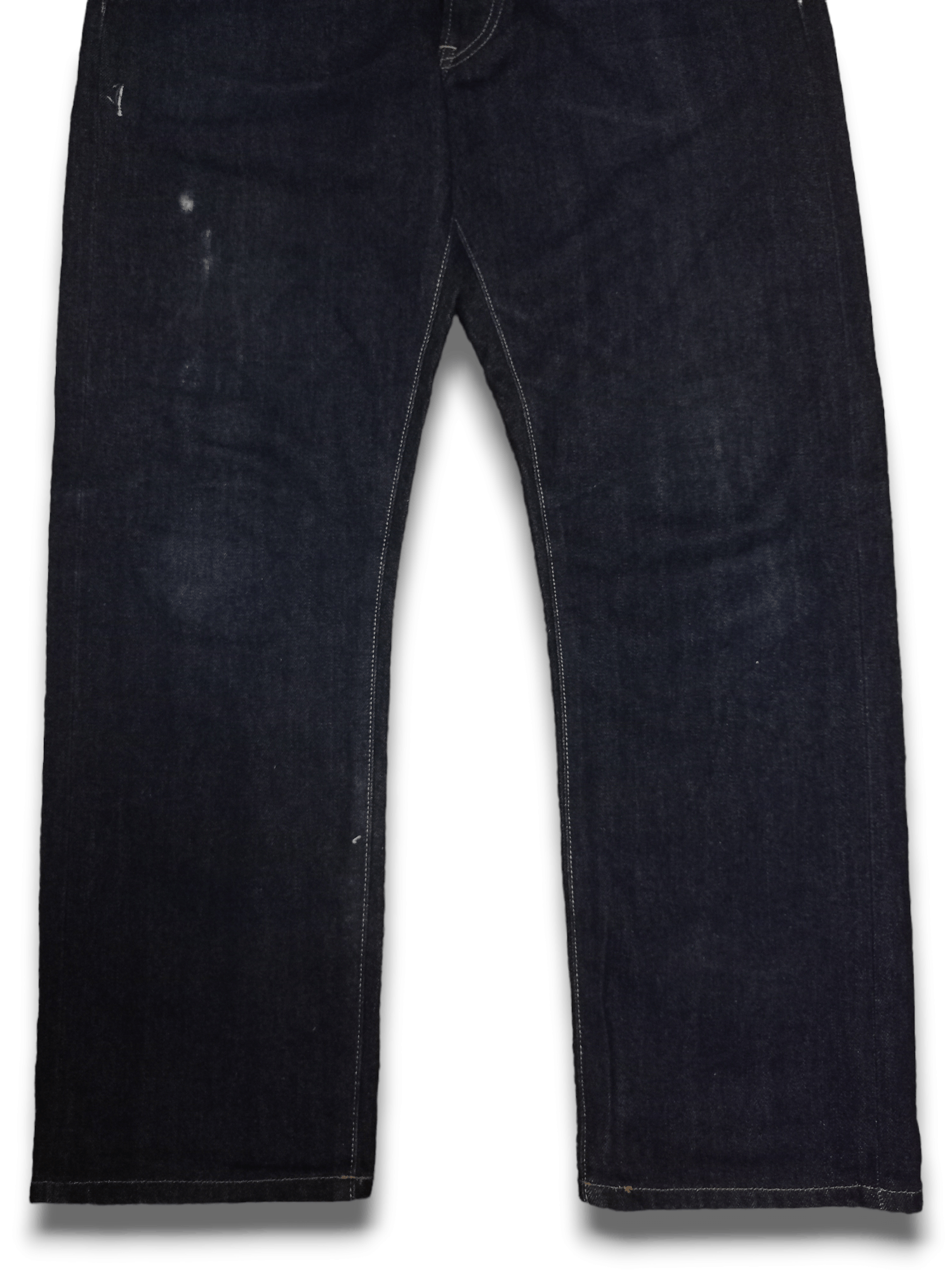 Uniqlo Vintage Uniqlo Selvedge Raw Denim Distressed Jeans Size US 33 - 6 Thumbnail