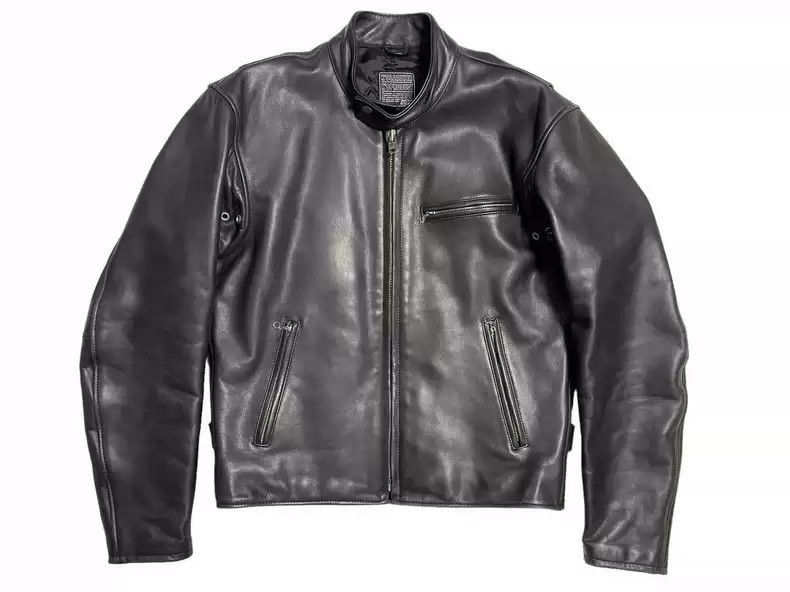 Kadoya kadoya Straight-pull collar leather coat Size US XXL / EU 58 / 5 - 1 Thumbnail