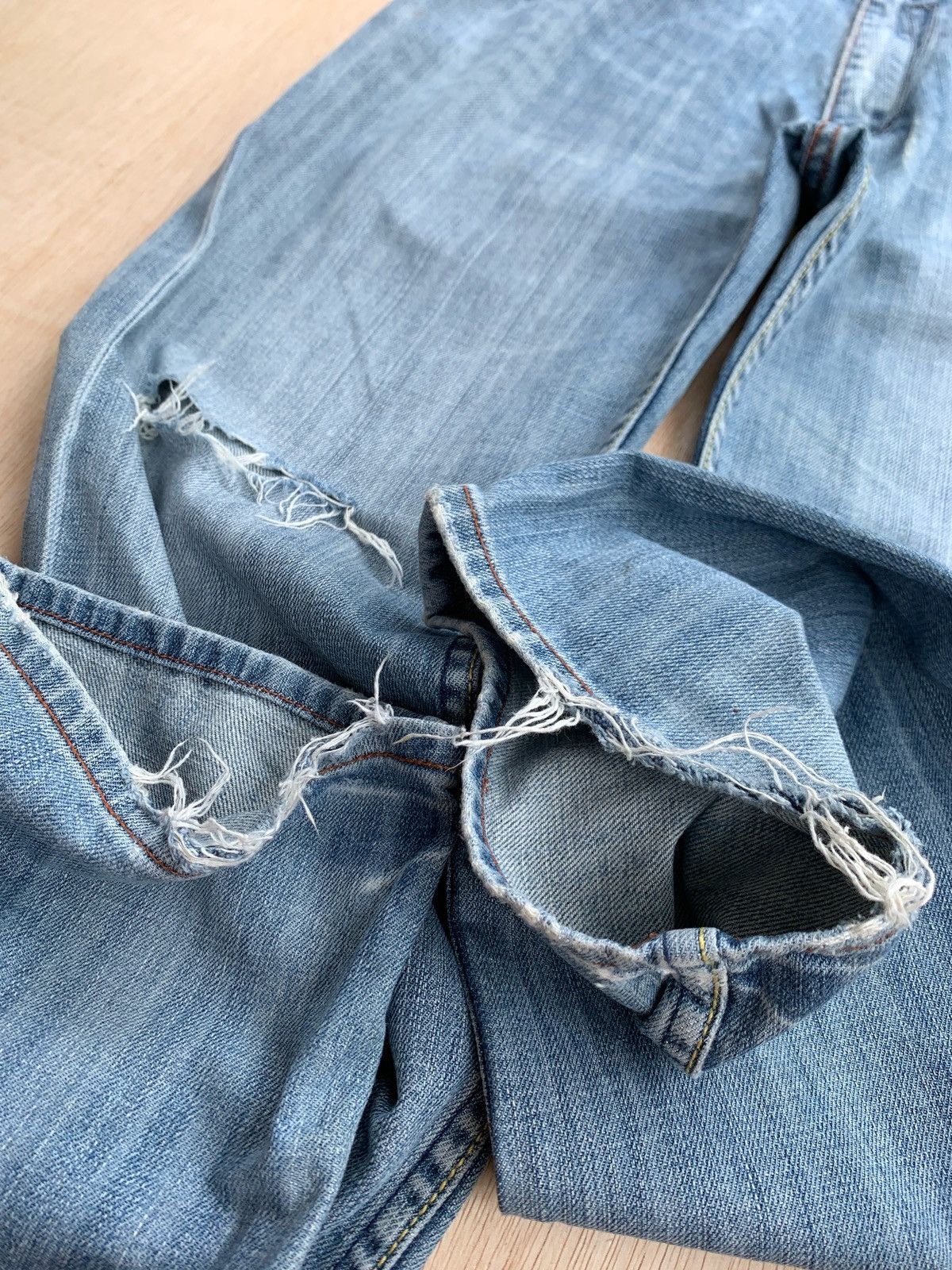 Hysteric Glamour × If Six Was Nine × Japanese Brand Distressed Denim Lost Ifsixwasnine style Jeans Size US 32 / EU 48 - 7 Thumbnail