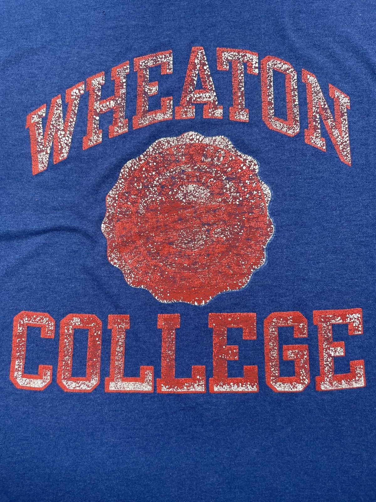 Champion × Vintage Vintage Champion Wheaton College Tshirt Size US S / EU 44-46 / 1 - 13 Thumbnail