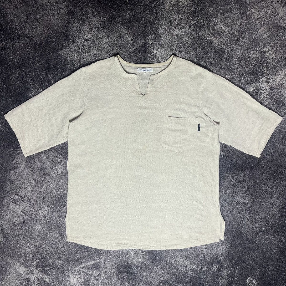 Y's for Men Y’s for living by yohji yamamoto vneck pocket tshirt Size US M / EU 48-50 / 2 - 1 Thumbnail