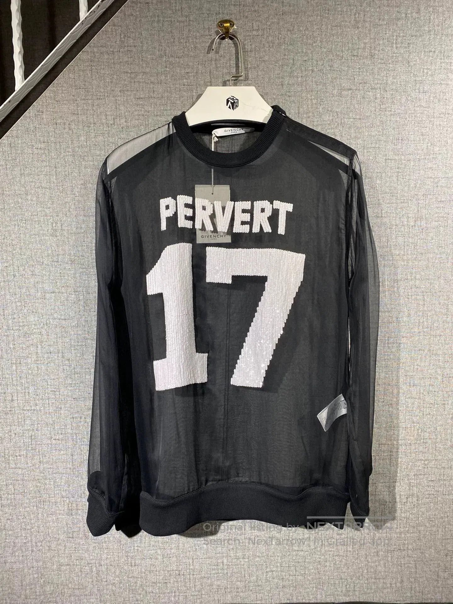 Givenchy Givenchy Mesh Long Sleeve T-Shirt with Tags. Size L / US 10 / IT 46 - 2 Thumbnail