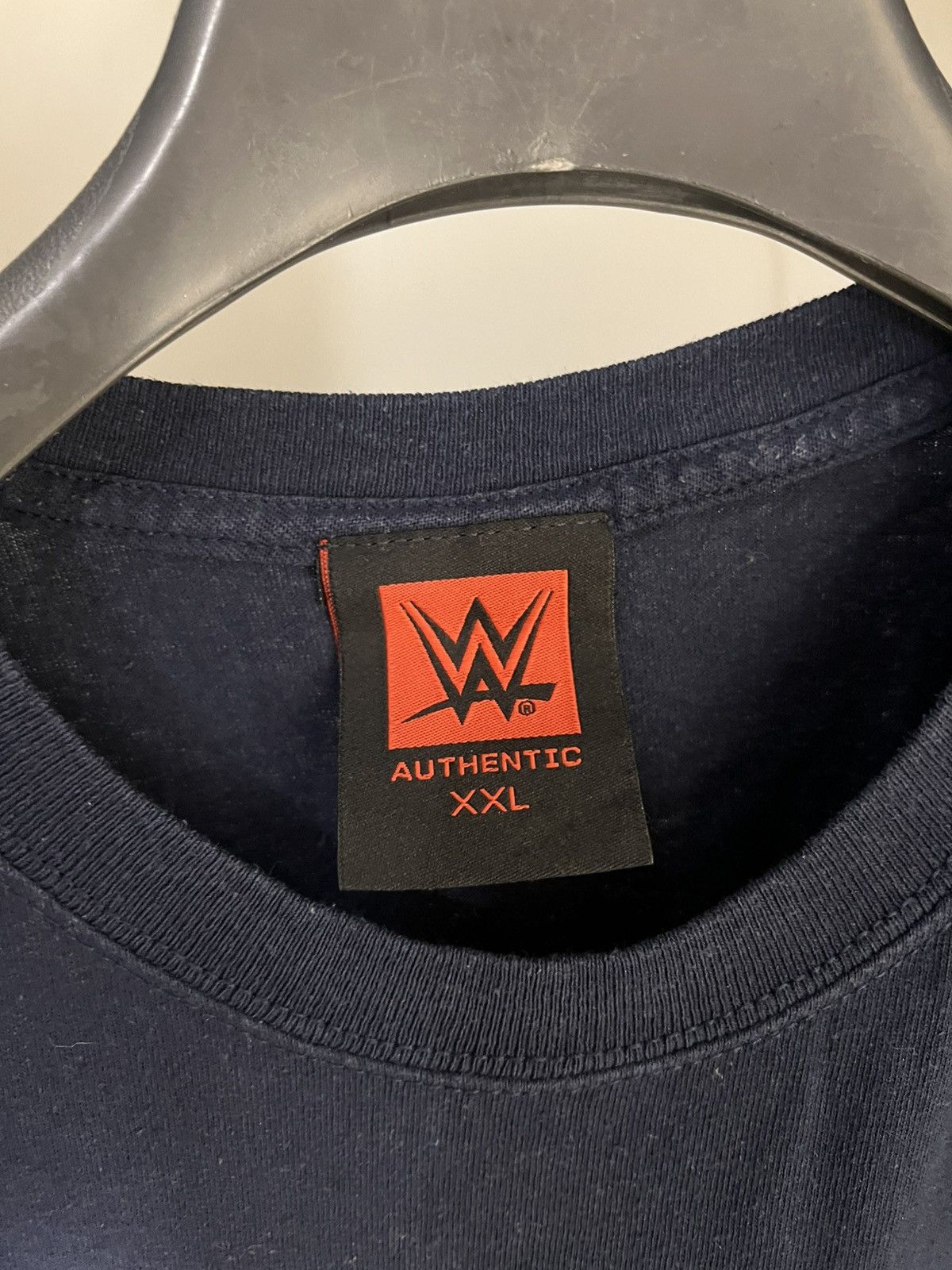 Vintage × WWE VERY RARE UNLEASHED THE BIG DOG DOUBLE PRINTED T-SHIRT 90s Size US XXL / EU 58 / 5 - 4 Thumbnail