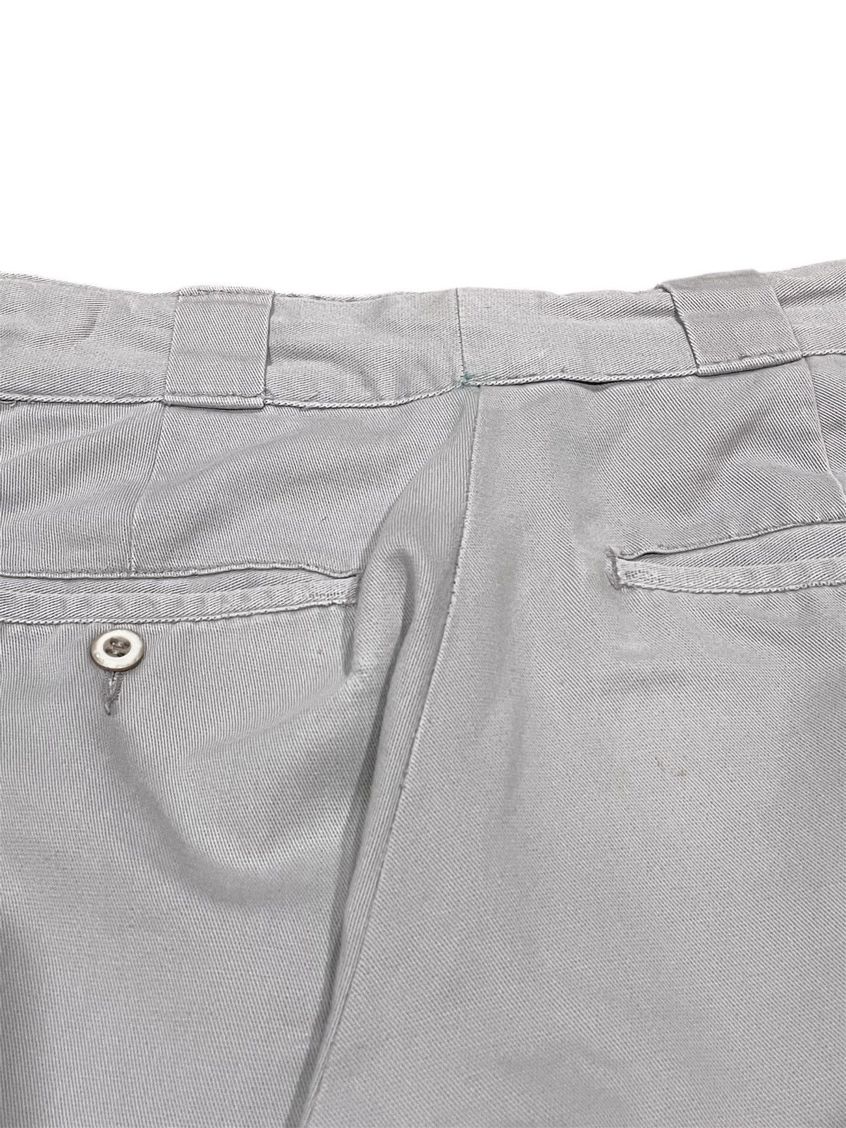 Dickies × Vintage DICKIES 811 SKINNY STRAIGHT DOUBLE KNEE WORK PANT - SILVER Size US 30 / EU 46 - 6 Thumbnail