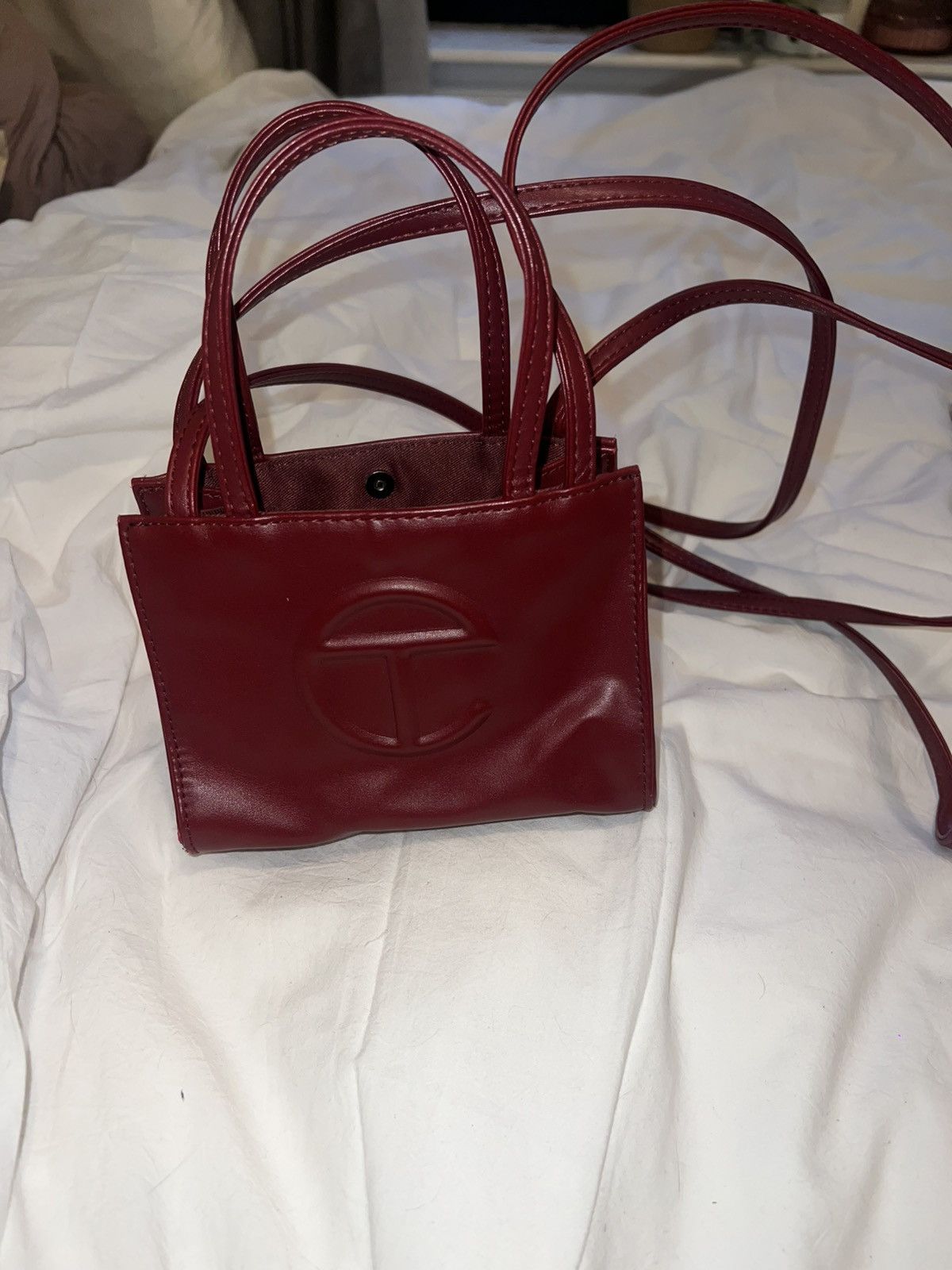 Telfar Telfar bag, small in oxblood Size ONE SIZE - 3 Thumbnail