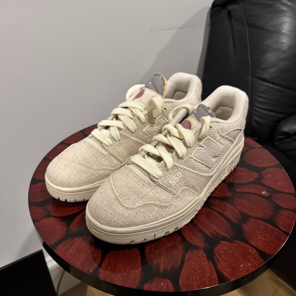 New Balance New Balance 550 BB550THA Beige Canvas Sneakers | Size 8 Size US 8 / EU 41 - 5 Thumbnail