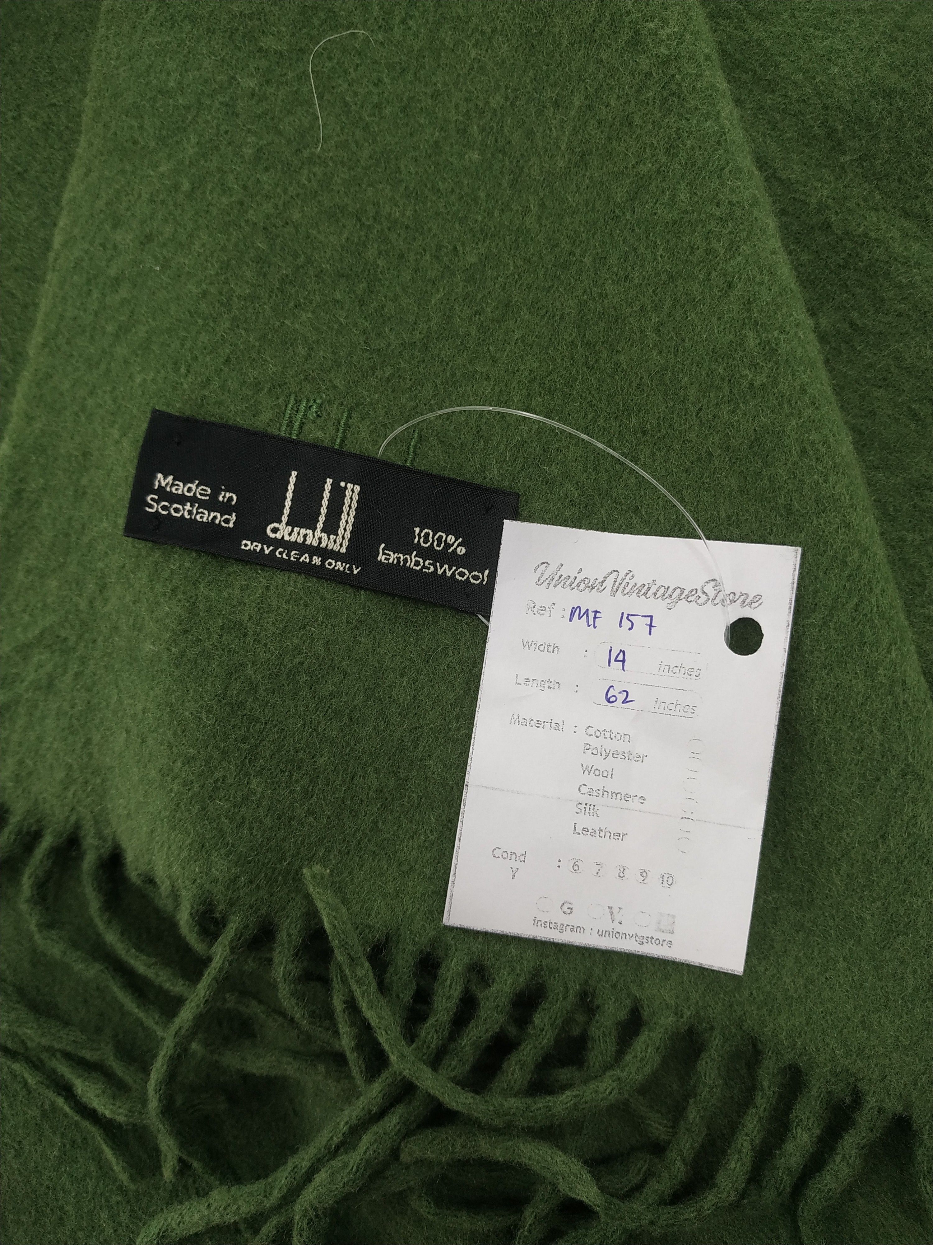 Alfred Dunhill Vintage Dunhill Wool Scarf/Muffler/Neckwear MF157 Size ONE SIZE - 7 Thumbnail
