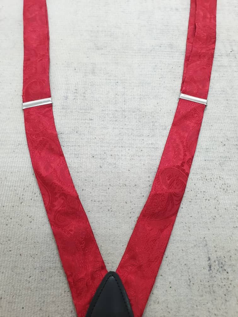 PPFM Punk rock Skin head style Red Colour Suspender Size ONE SIZE - 7 Thumbnail