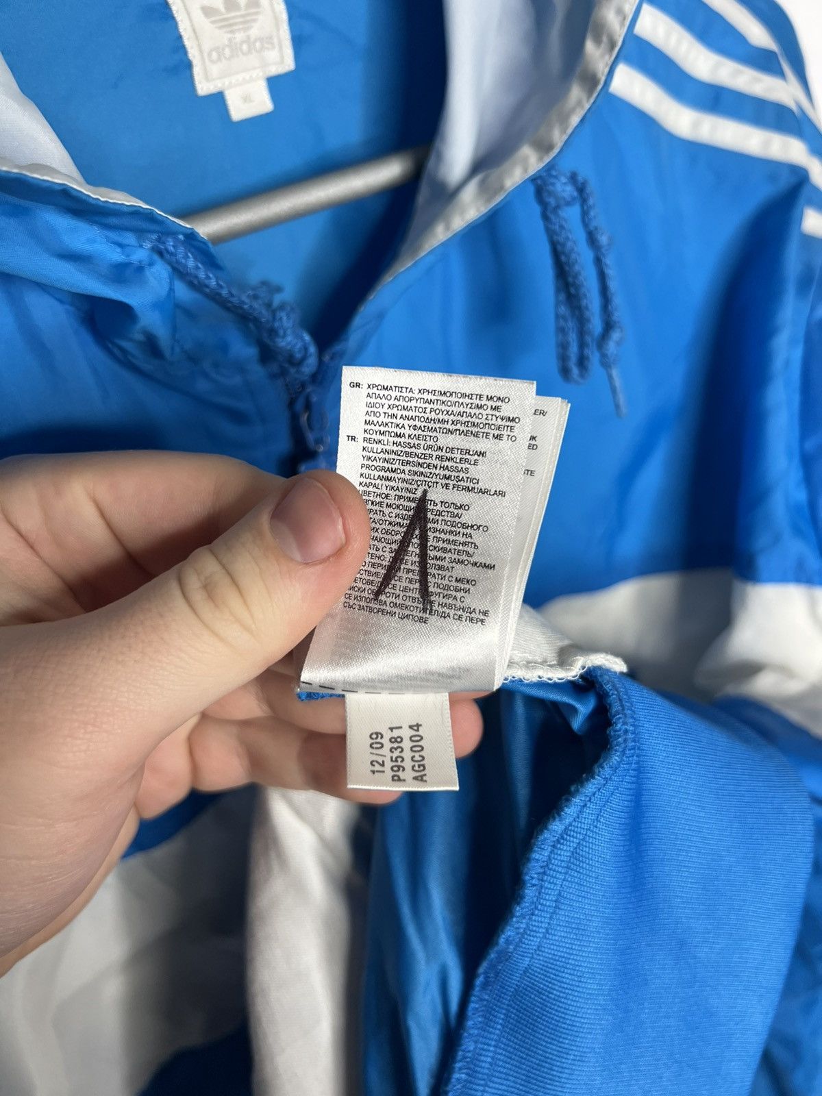 Adidas Vintage Adidas Firebird Full Zip Nylon Jacket Track Top Size US XL / EU 56 / 4 - 13 Thumbnail