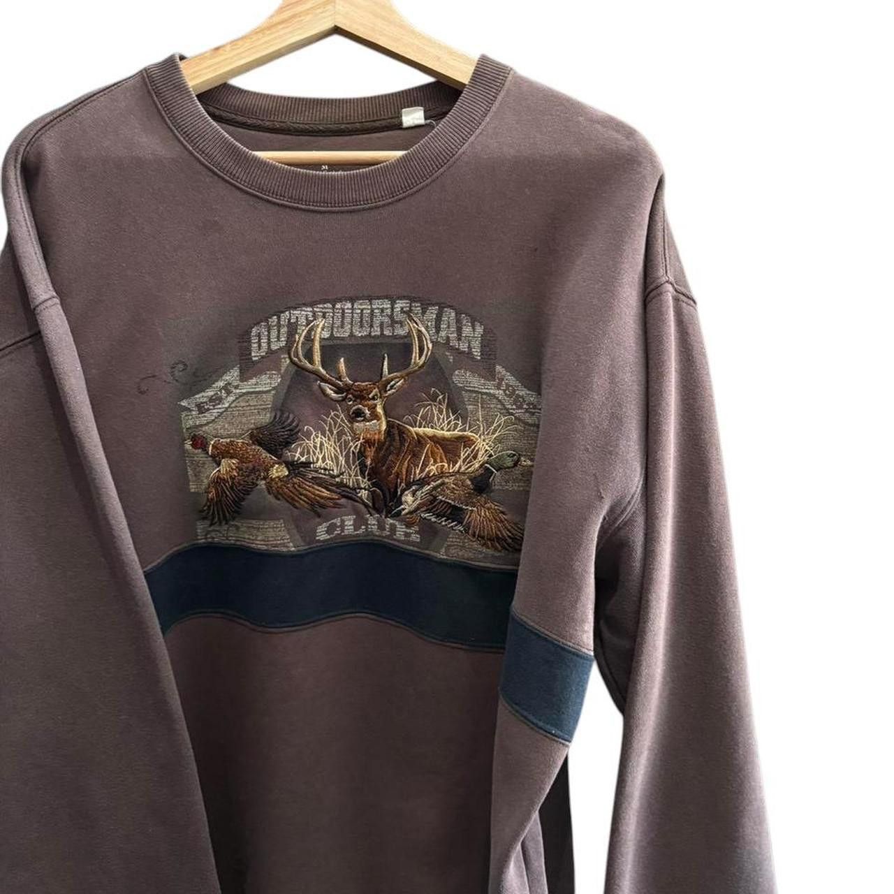 Vintage Vintage Outdoorsman sweatshirt size: M Size US M / EU 48-50 / 2 - 2 Thumbnail