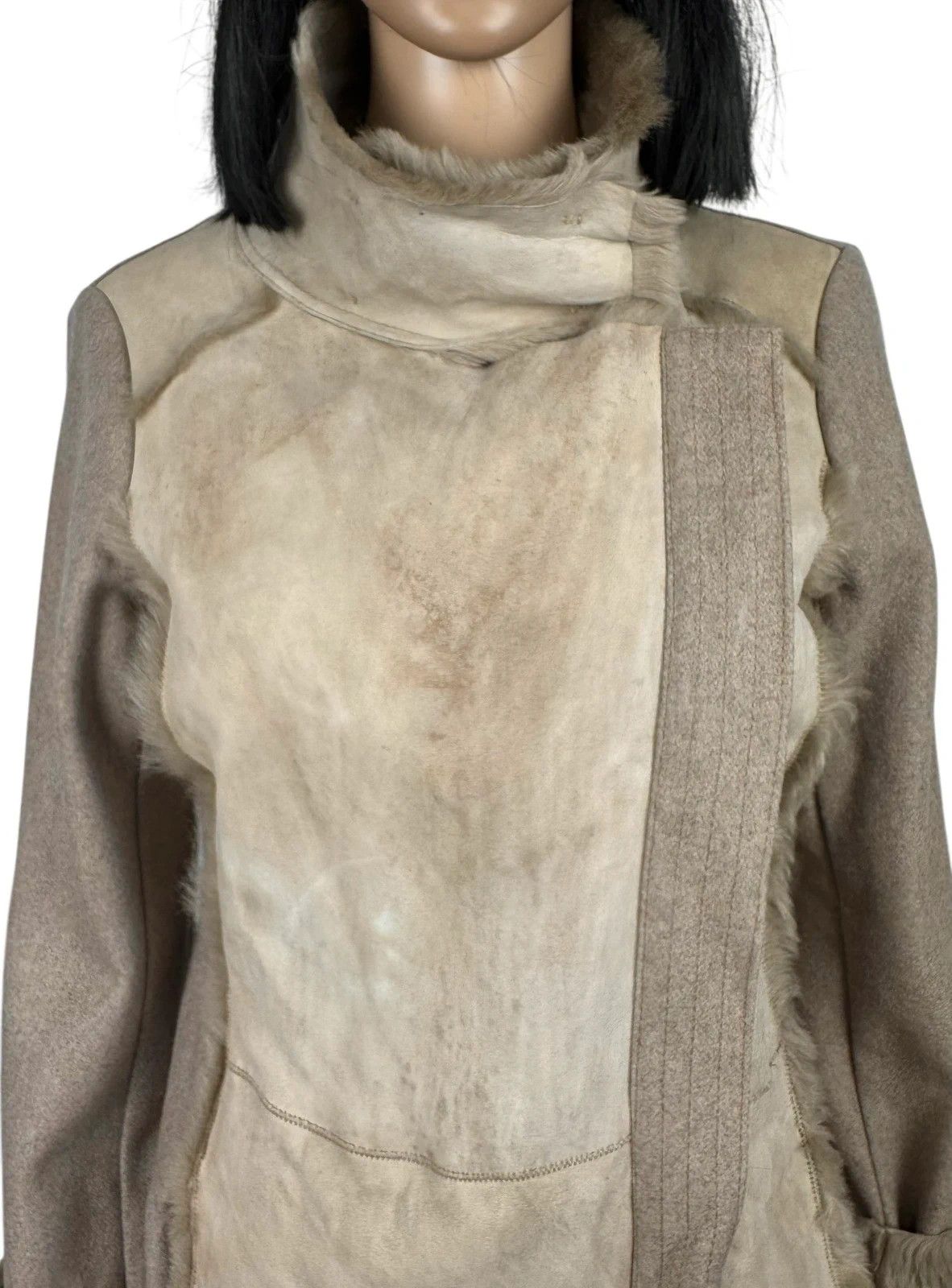 Trussardi Trussardi Genuine Leather Wool Jacket Shearling size 46 Size L / US 10 / IT 46 - 3 Thumbnail