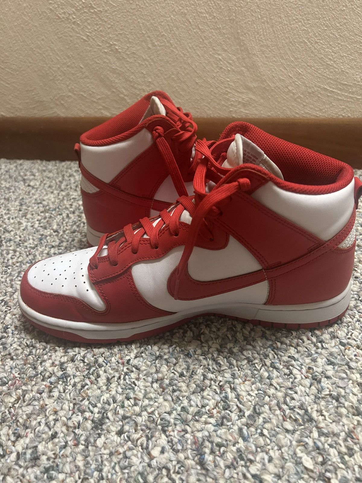 Nike Nike Dunk high Championship red Size US 11 / EU 44 - 6 Thumbnail