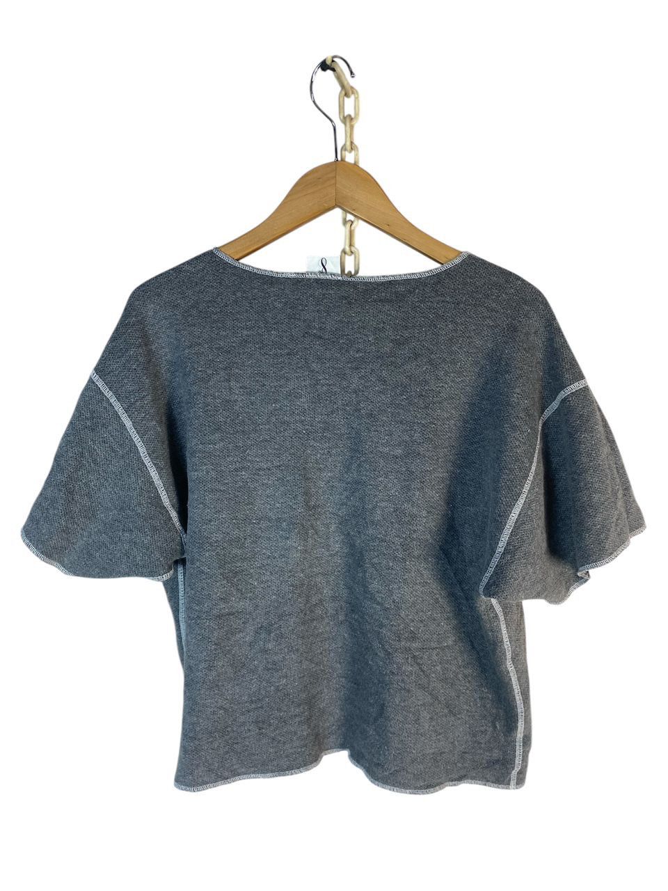 Japanese Brand Huitieme sport studio croptop top tshirt Size L / US 10 / IT 46 - 2 Thumbnail