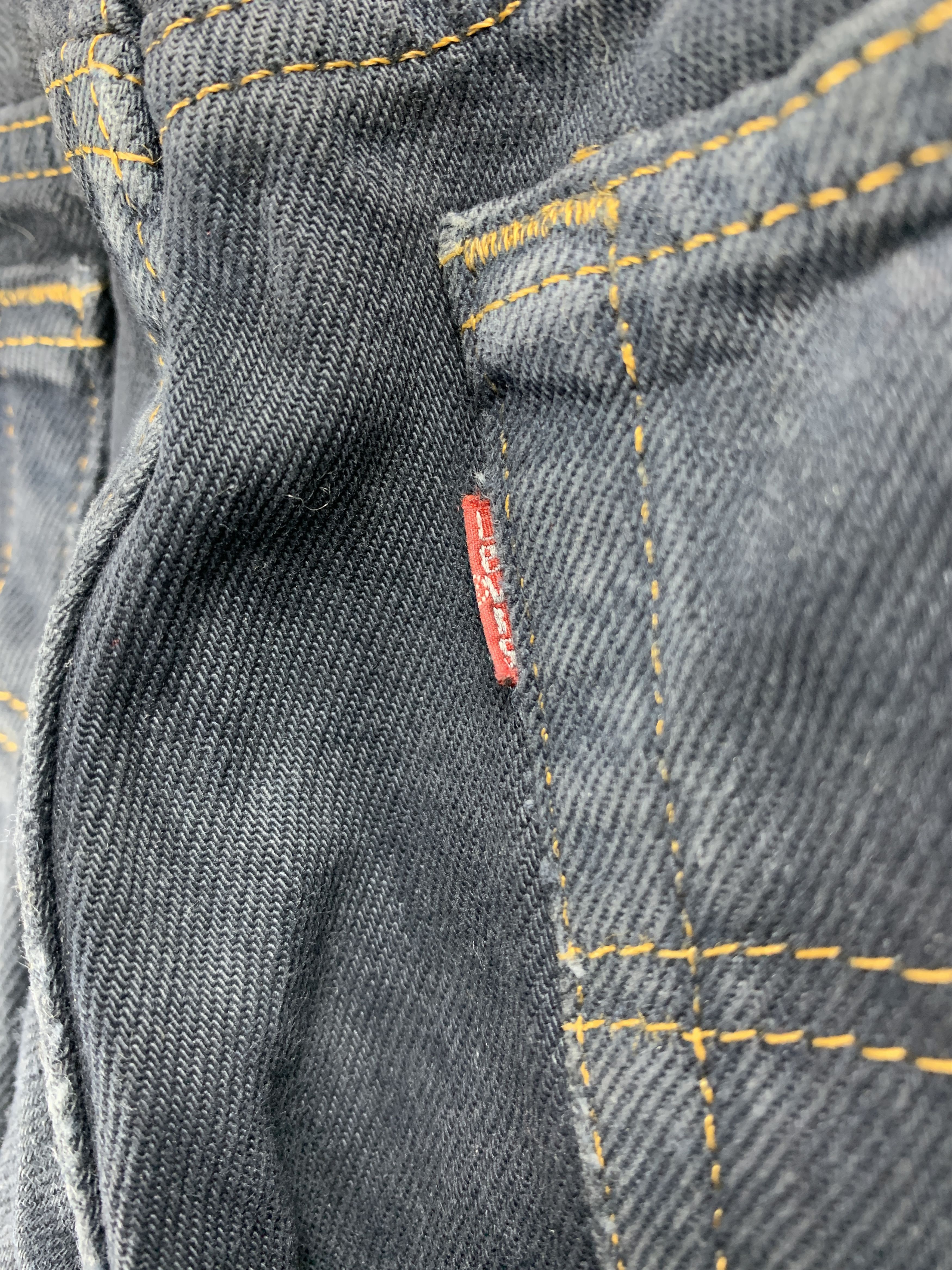 Levi's × Vintage Vintage Levi's 503 Distressed Black Jeans Size US 30 / EU 46 - 12 Thumbnail