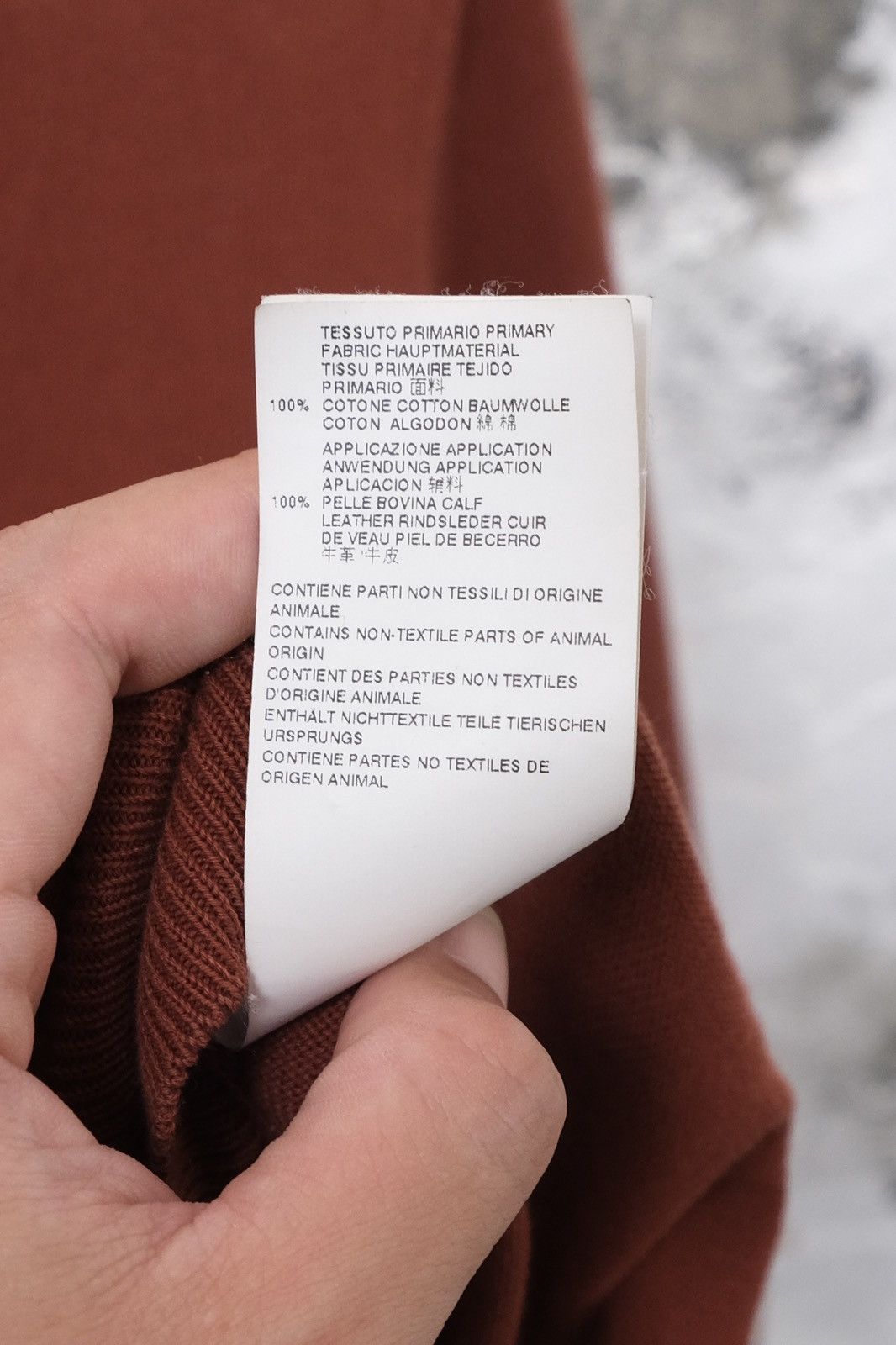 Maison Margiela Maison Margiela 14 SS16 Elbow Patch Cotton Knit Sweater Size US M / EU 48-50 / 2 - 9 Thumbnail