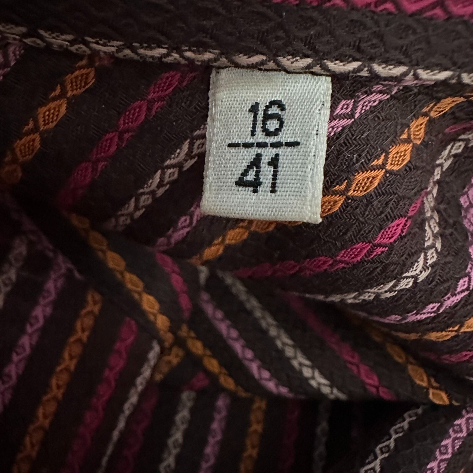 Other A BASILE Dress Shirt Mens 16 Multicolor Long Sleeve Size US L / EU 52-54 / 3 - 8 Thumbnail