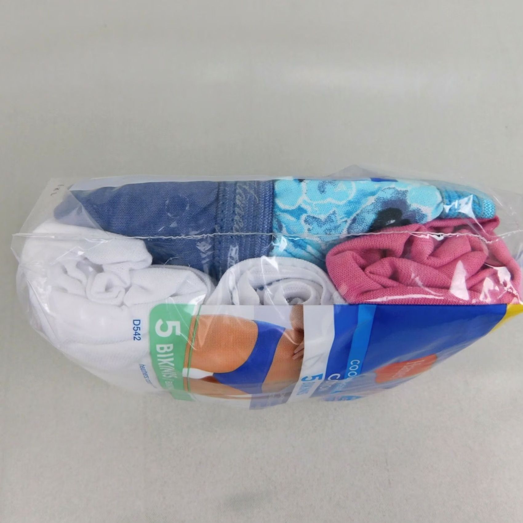 Hanes Hanes 5 Pack High Rise Cool Comfort 100% Cotton Brief Panties Size 2XL Multicolor Women's Regular Panties Br 2XL Size 40" / US 18 - 4 Thumbnail