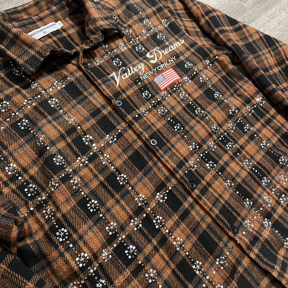 Valelives grey web flannel