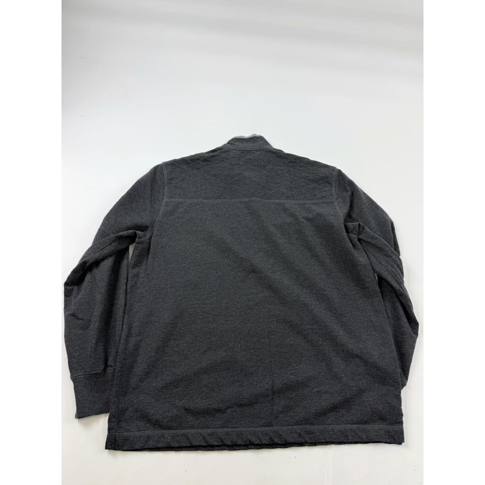 Vintage G.H. Bass & Co. Sweatshirt Mens Medium Gray 1/4 Zip Quilted Pullover Logo Patch Size US M / EU 48-50 / 2 - 5 Thumbnail