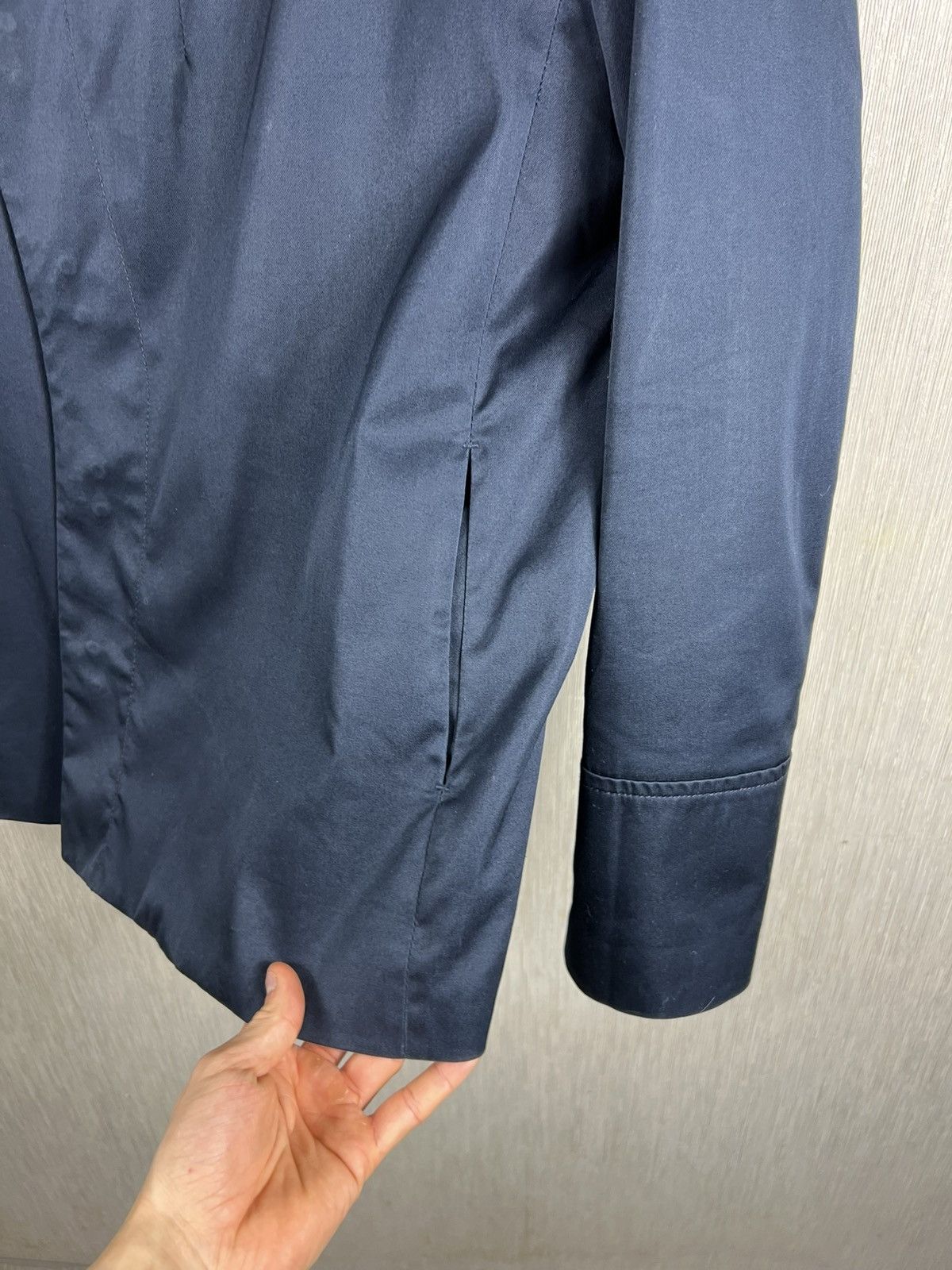 Emporio Armani Emporio Armani BlueLine asymmetrical cut jacket clips blazer Size US M / EU 48-50 / 2 - 9 Thumbnail
