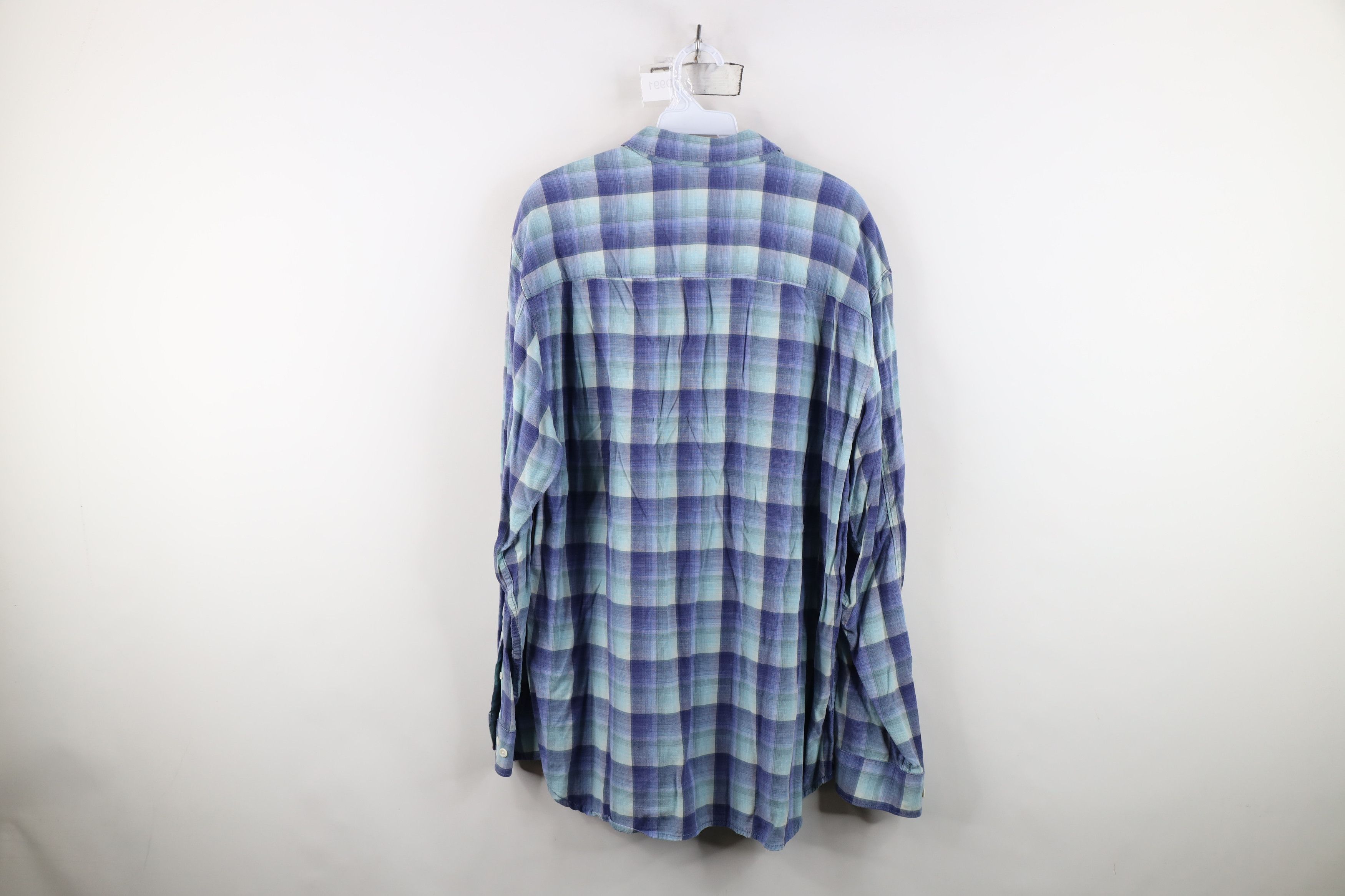 Tommy Bahama Vintage Tommy Bahama Blend Collared Button Shirt Plaid Size US L / EU 52-54 / 3 - 11 Thumbnail