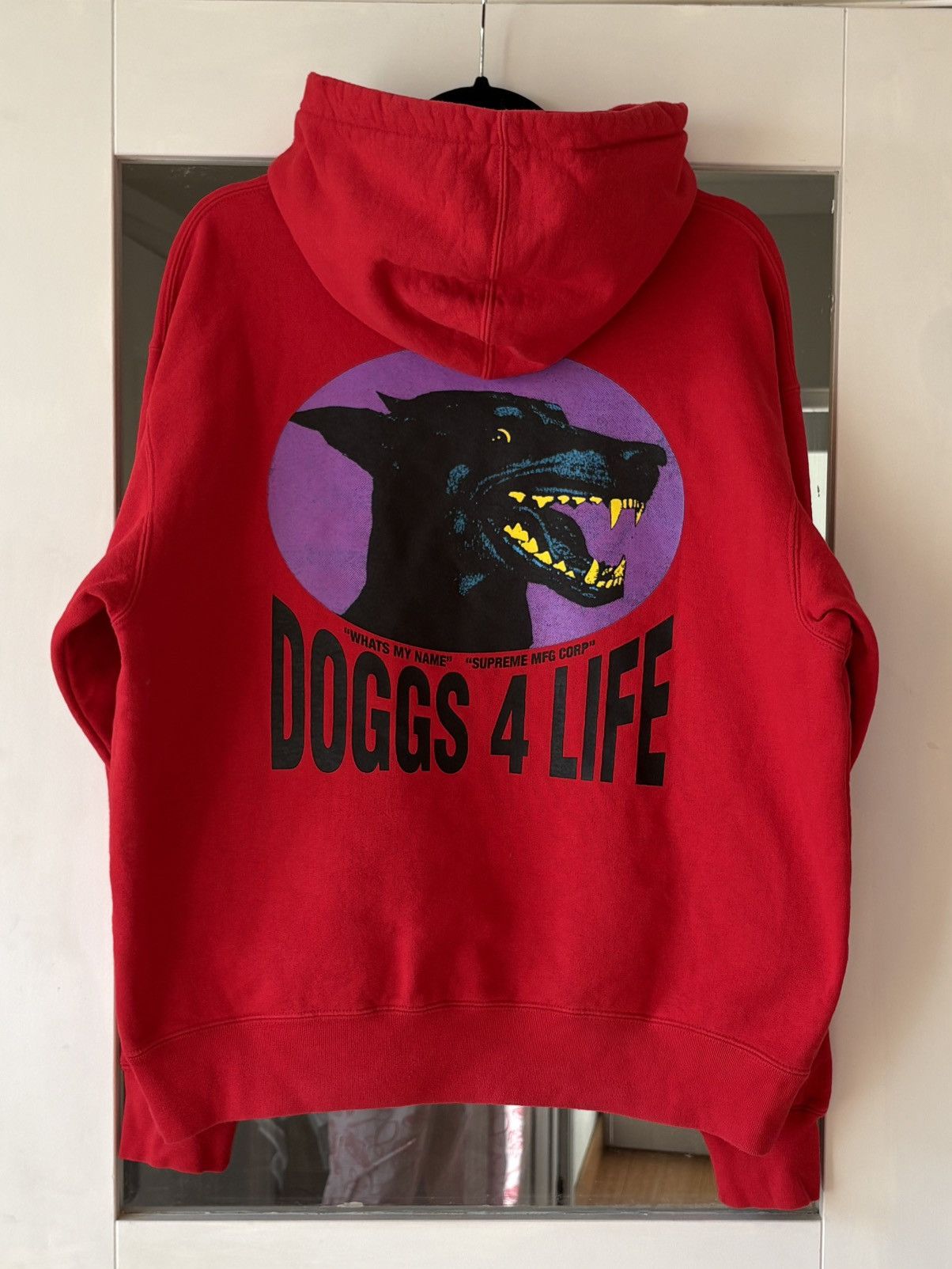 Supreme Supreme "Doggs 4 Life" Hooded Sweatshirt Red Size US M / EU 48-50 / 2 - 2 Thumbnail