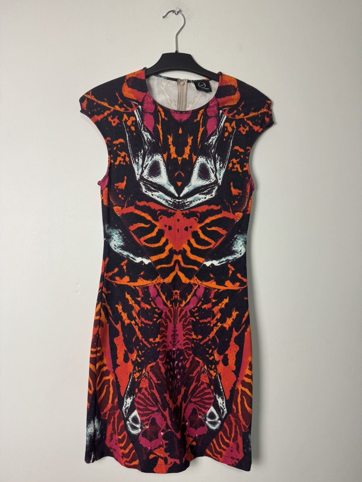 Alexander McQueen McQ Alexander McQueen Insect Kaleidoscope PrintDress Luxury Size L / US 10 / IT 46 - 7 Thumbnail