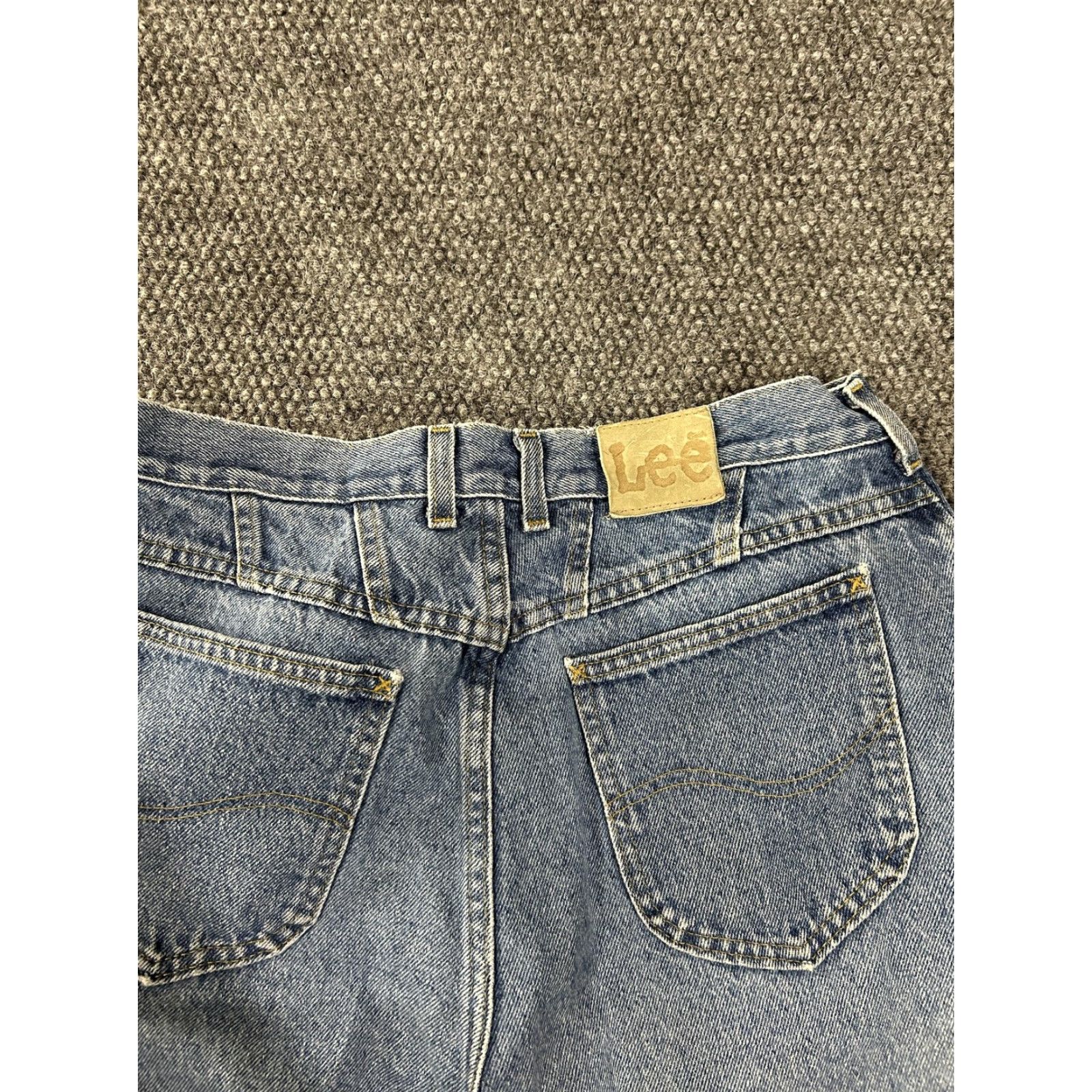 Lee VINTAGE Lee Jeans Womens Medium Blue High Rise Tapered Leg Mom Denim 90s Size 24" / US 00 / IT 34 - 6 Thumbnail
