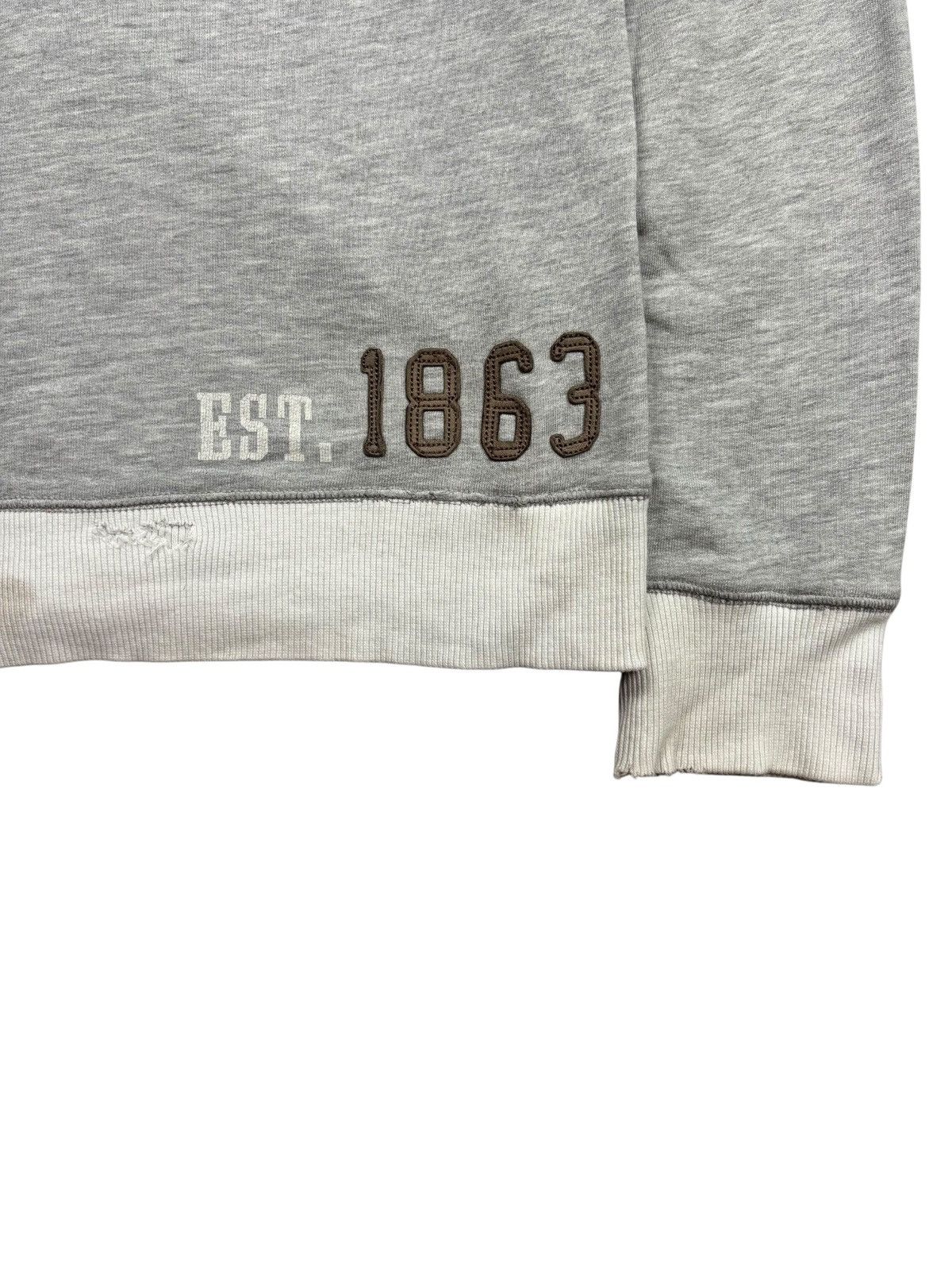 JACKROSE 2000s Jackrose - Abrecombie Style Distressed Zip Hoodie Size US M / EU 48-50 / 2 - 6 Thumbnail