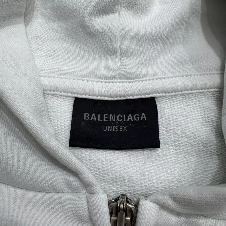 Balenciaga Balenciaga Energy-Saving Logo Hooded Sweatshirt Size US S / EU 44-46 / 1 - 3 Thumbnail