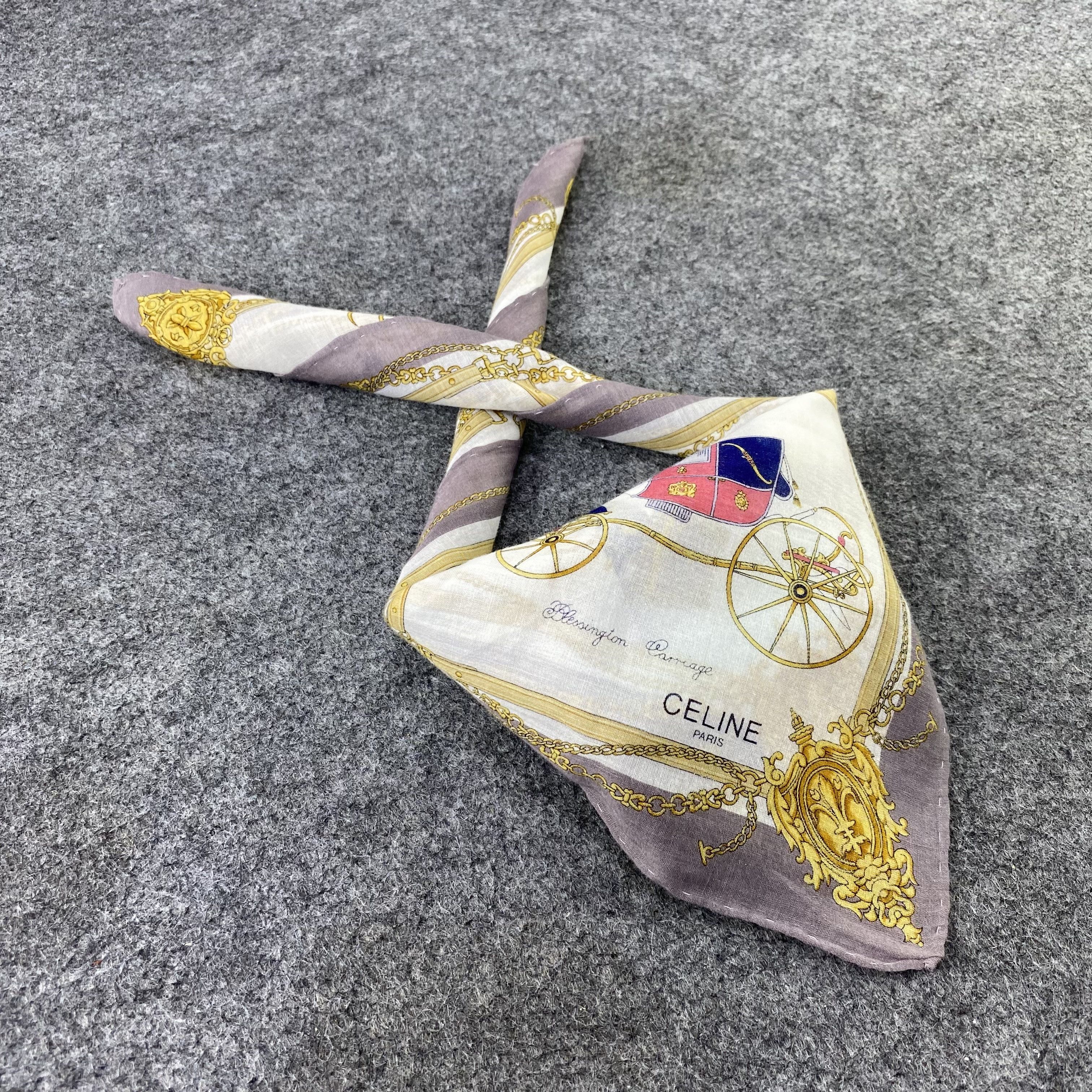 Celine Celine Handkerchief / Bandana / Neckerchief-B1179 Size ONE SIZE - 1 Thumbnail